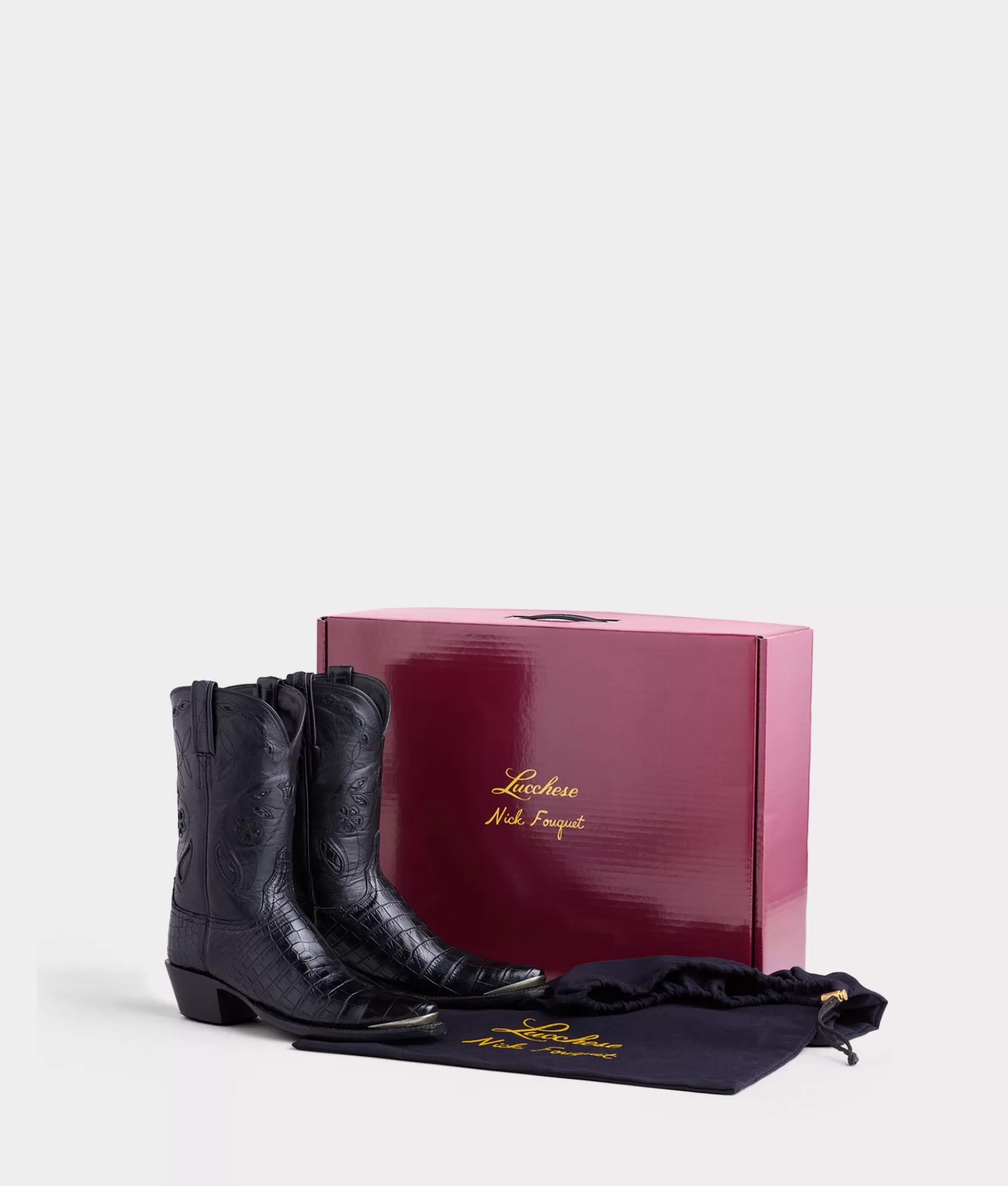Lucchese Cowboy | Ace-High Black