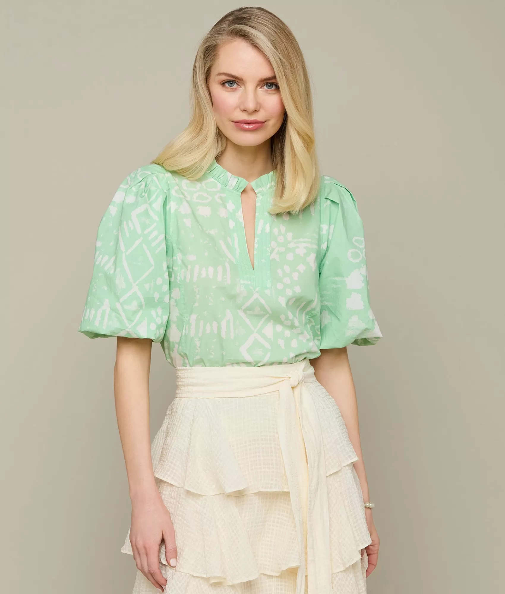 Lucchese Tops | Addison Top Pistachio