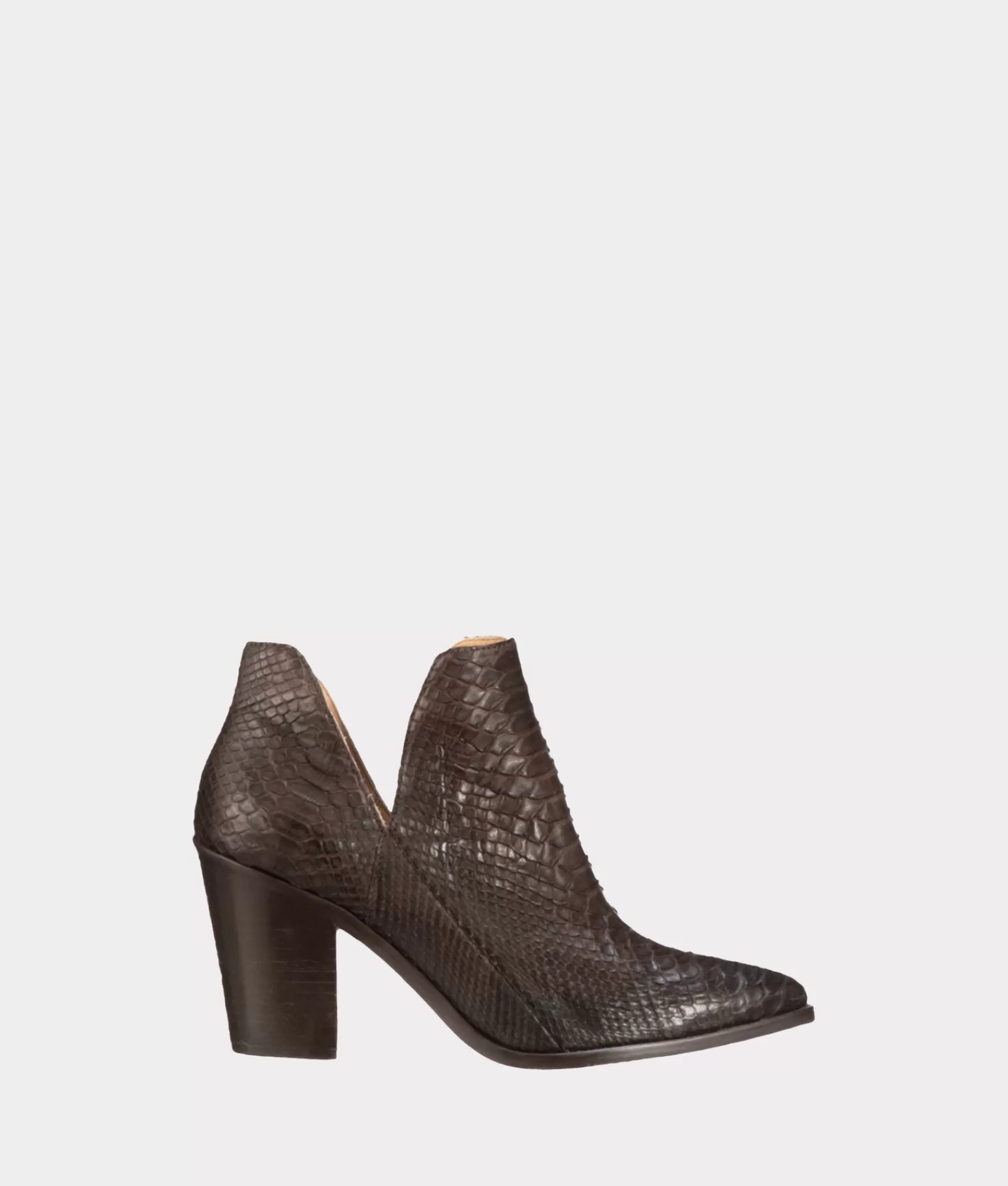 Lucchese Booties | Alma Exotic Chocolate
