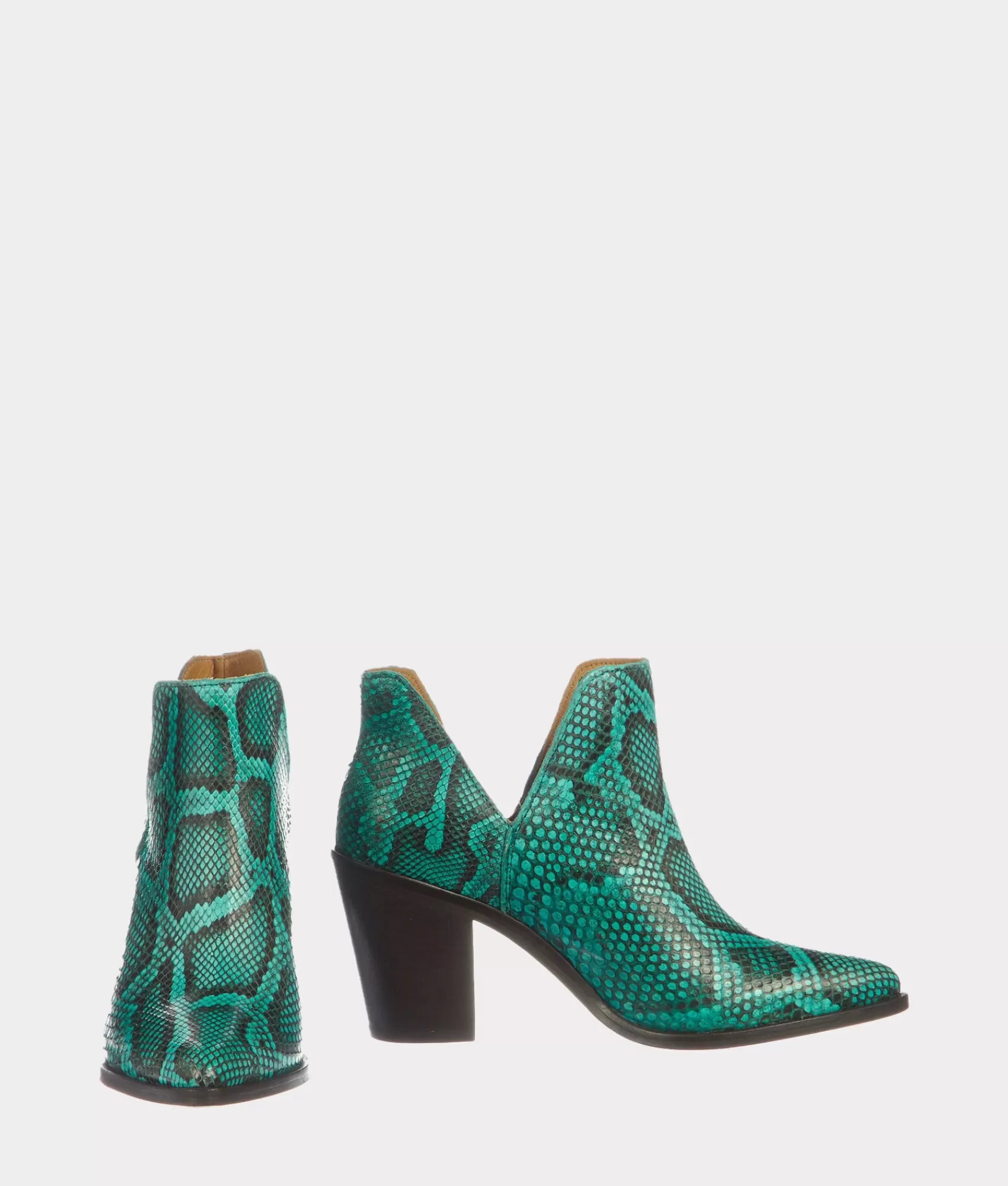 Lucchese Booties | Alma Exotic Turquoise
