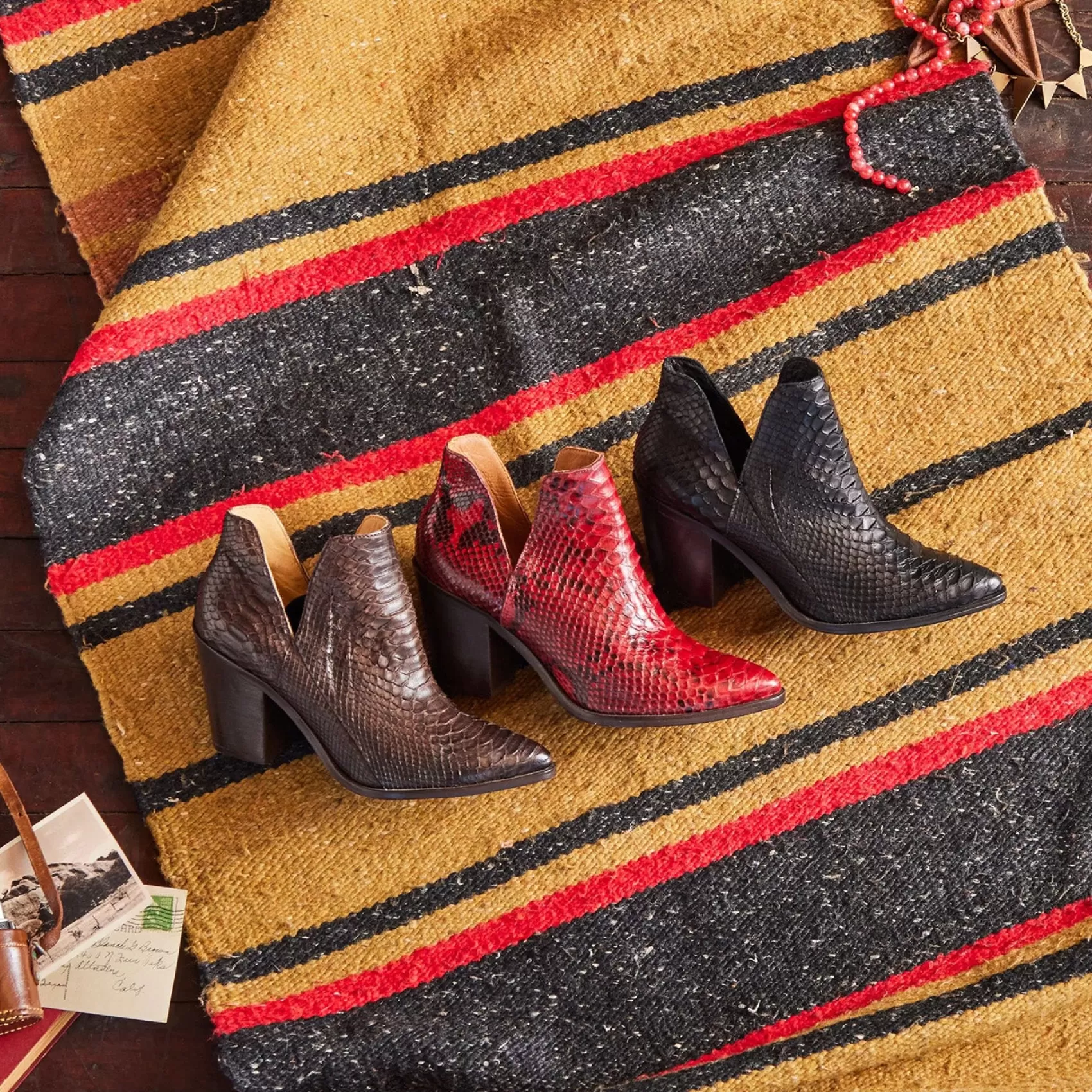 Lucchese Booties | Alma Exotic Chocolate