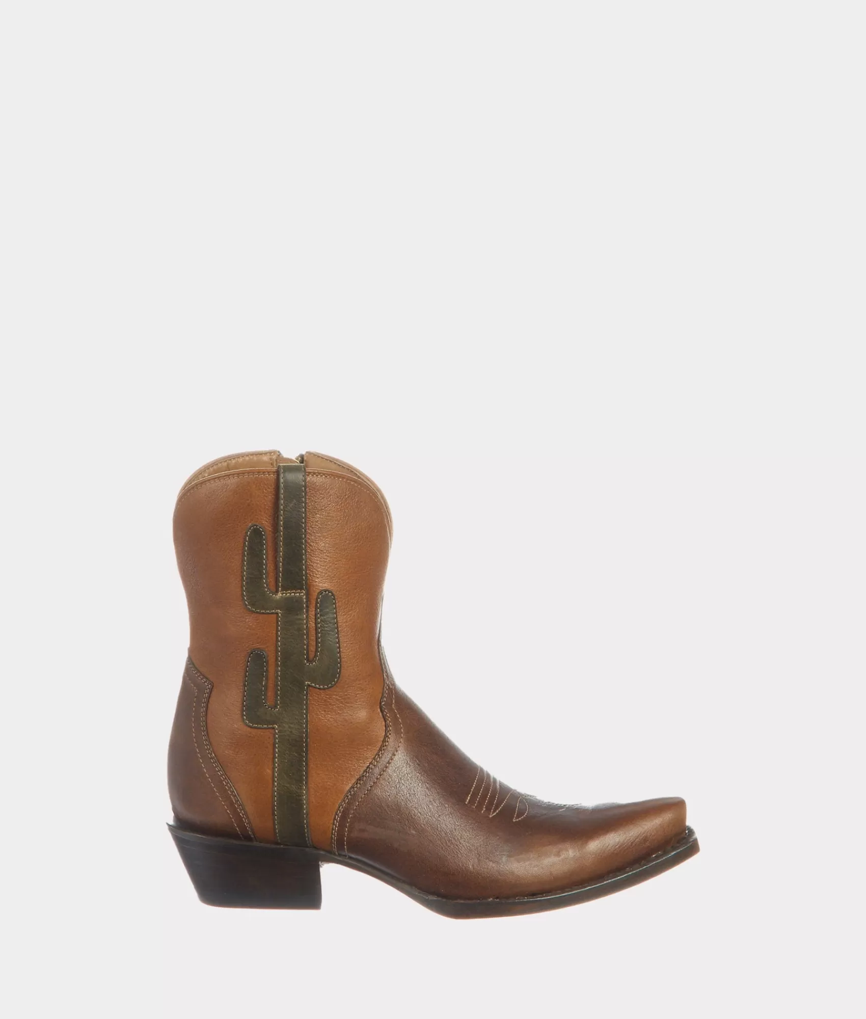 Lucchese Booties | April Choc/Tan