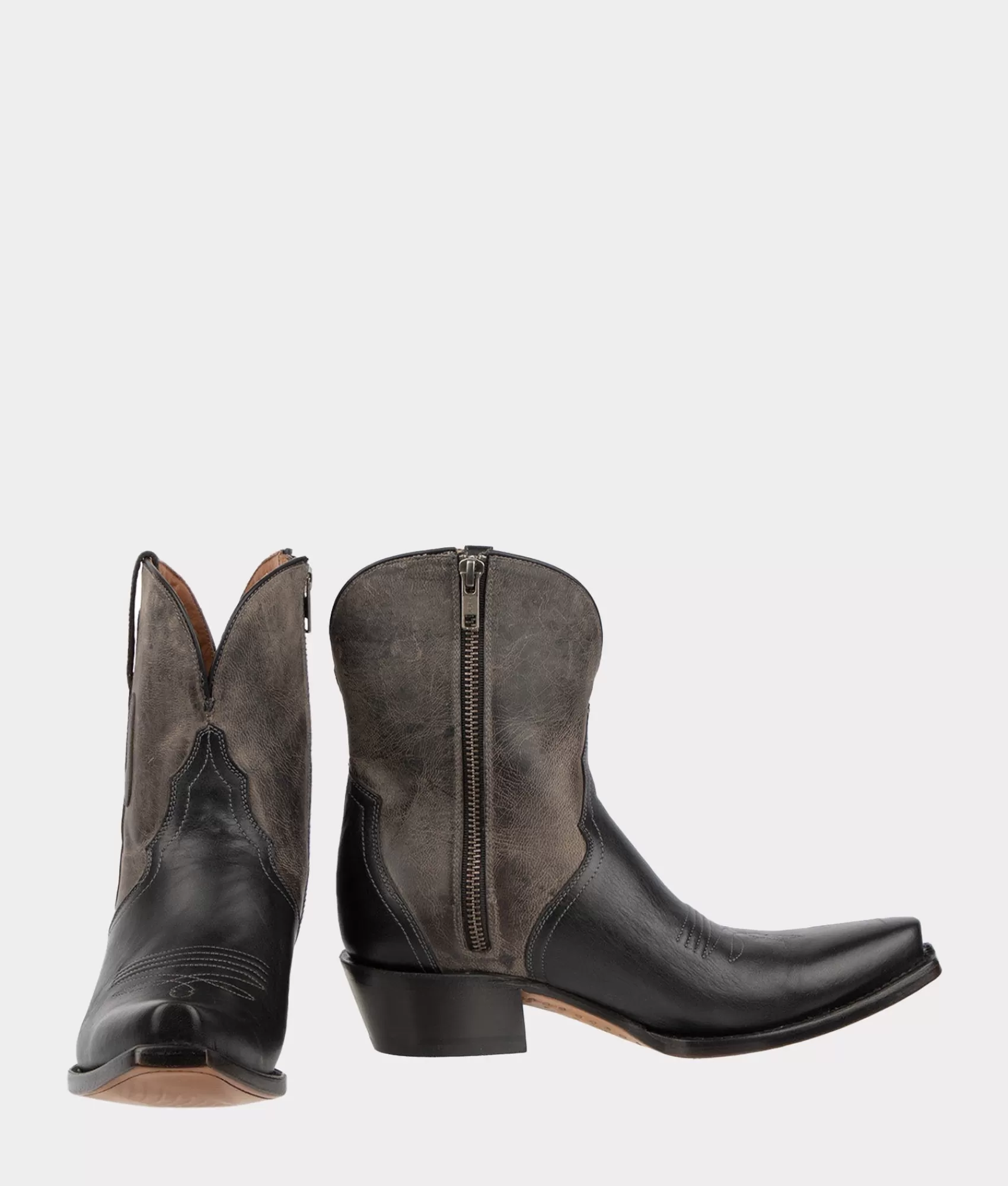 Lucchese Booties | April Black/Anthra