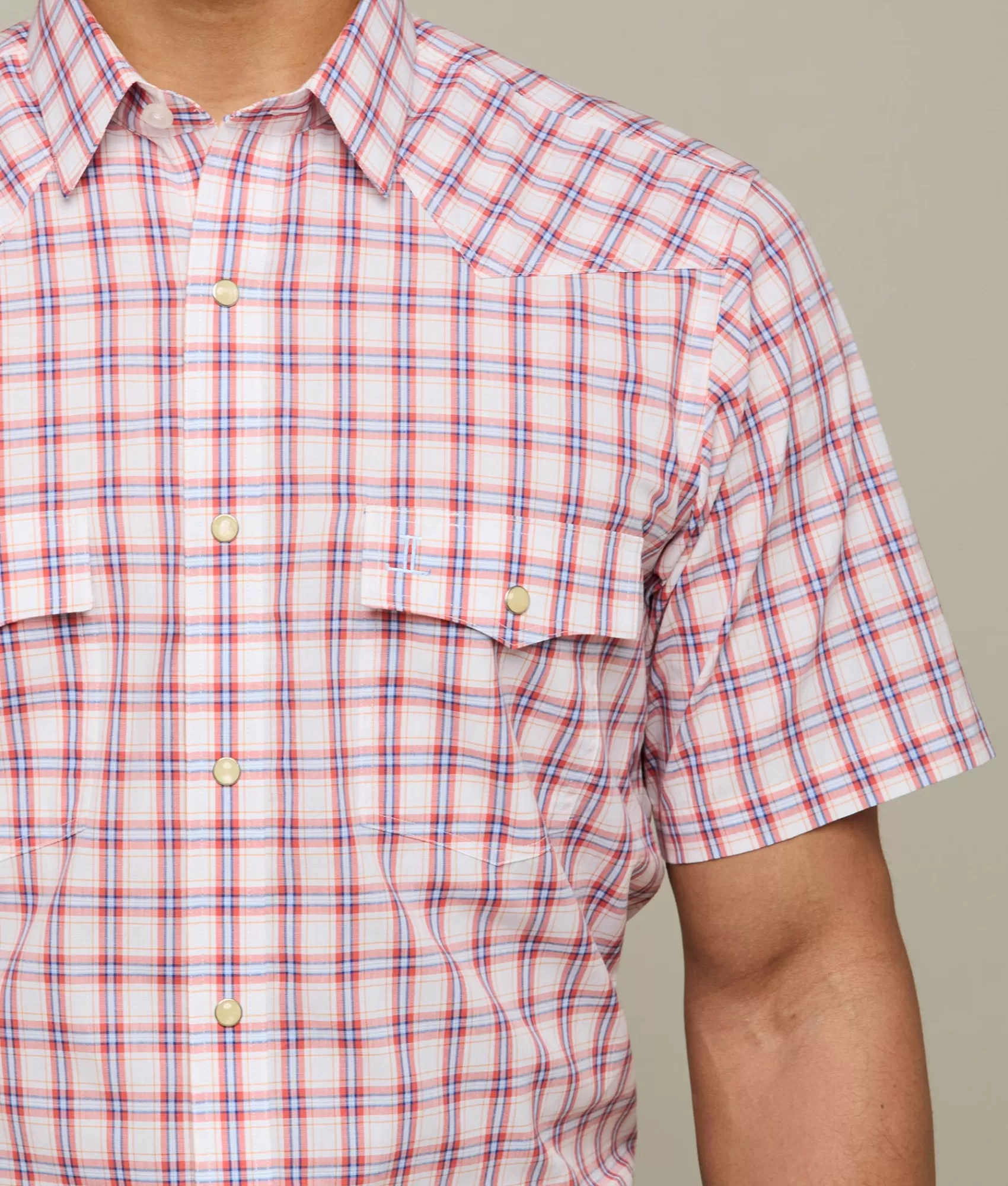 Lucchese Tops | Austin Red/White/Blue