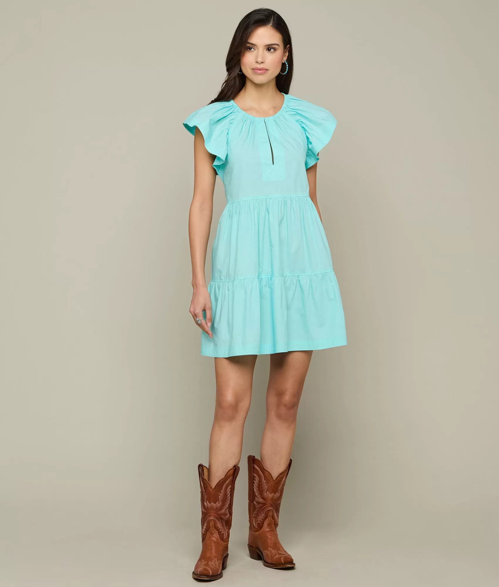 Lucchese Dresses | Austin Dress LightBlue