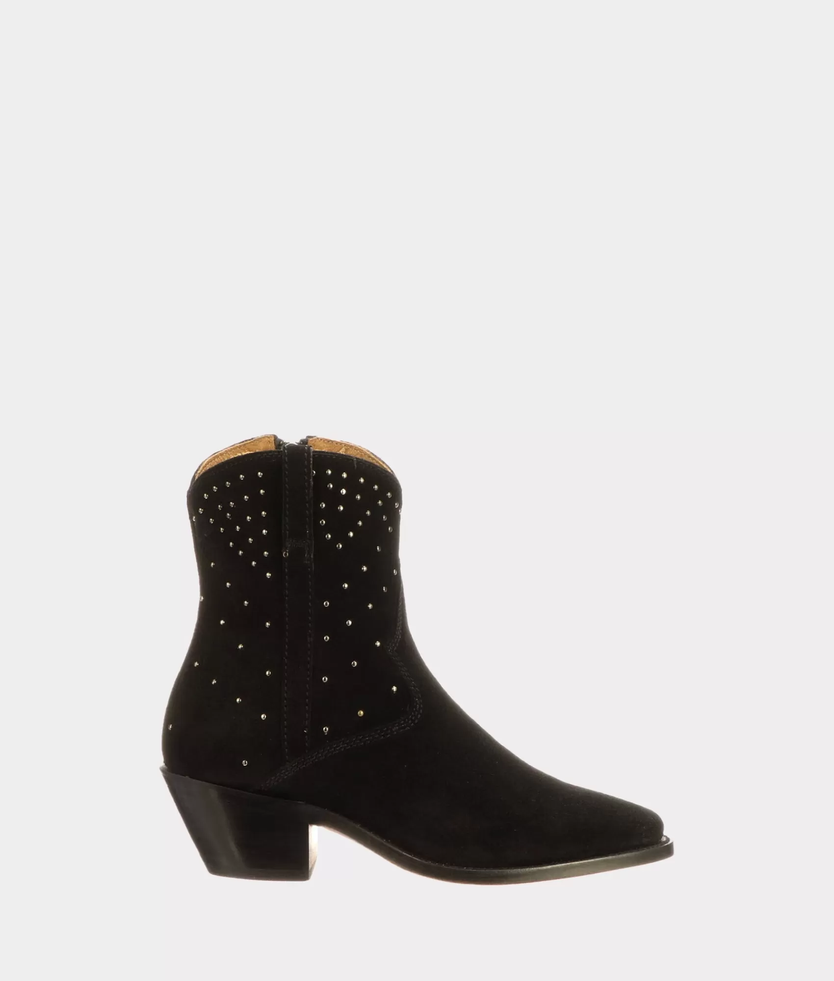 Lucchese Booties | Cowboy | Avie Stud Black