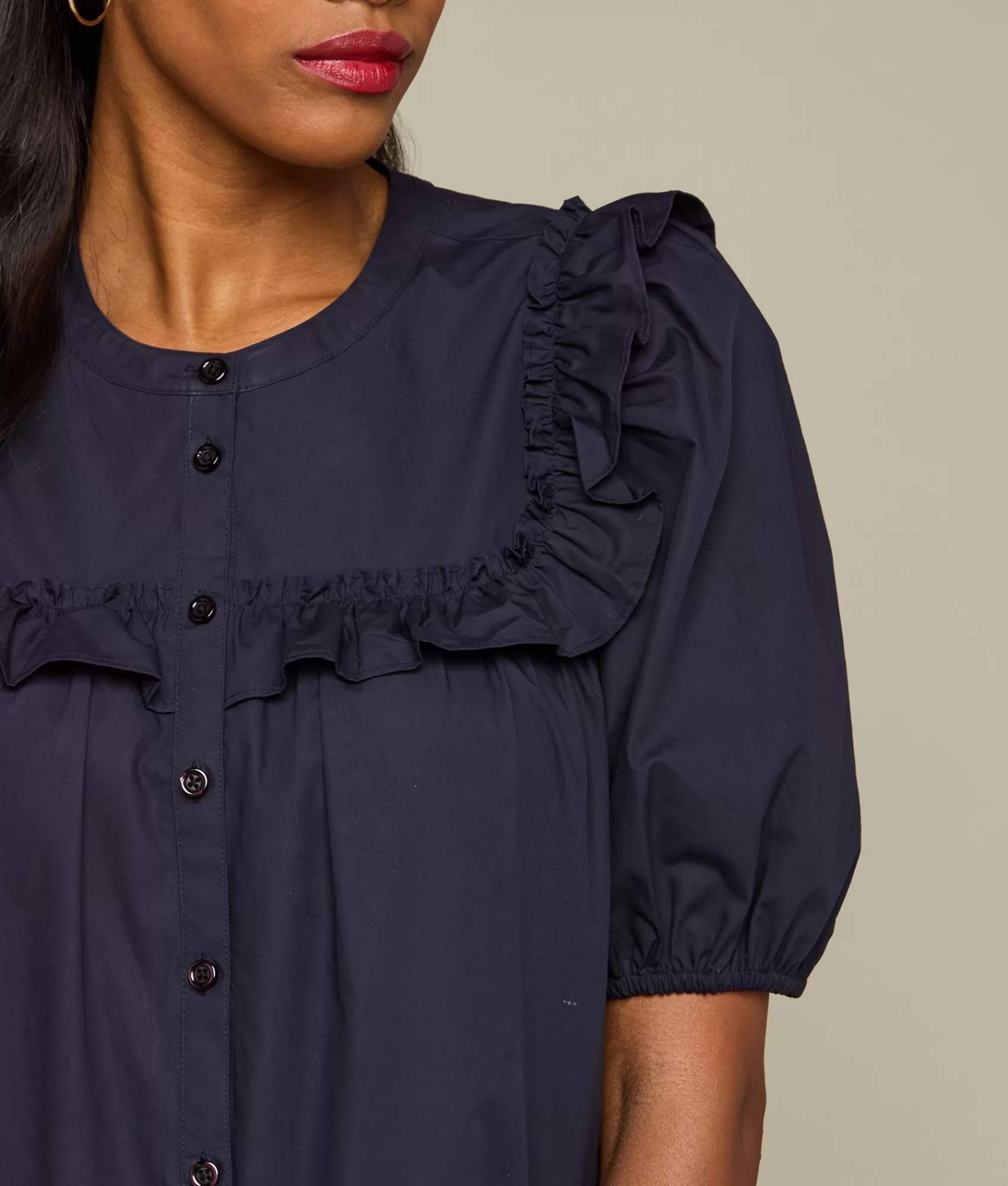 Lucchese Dresses | Babydoll Dress Navy