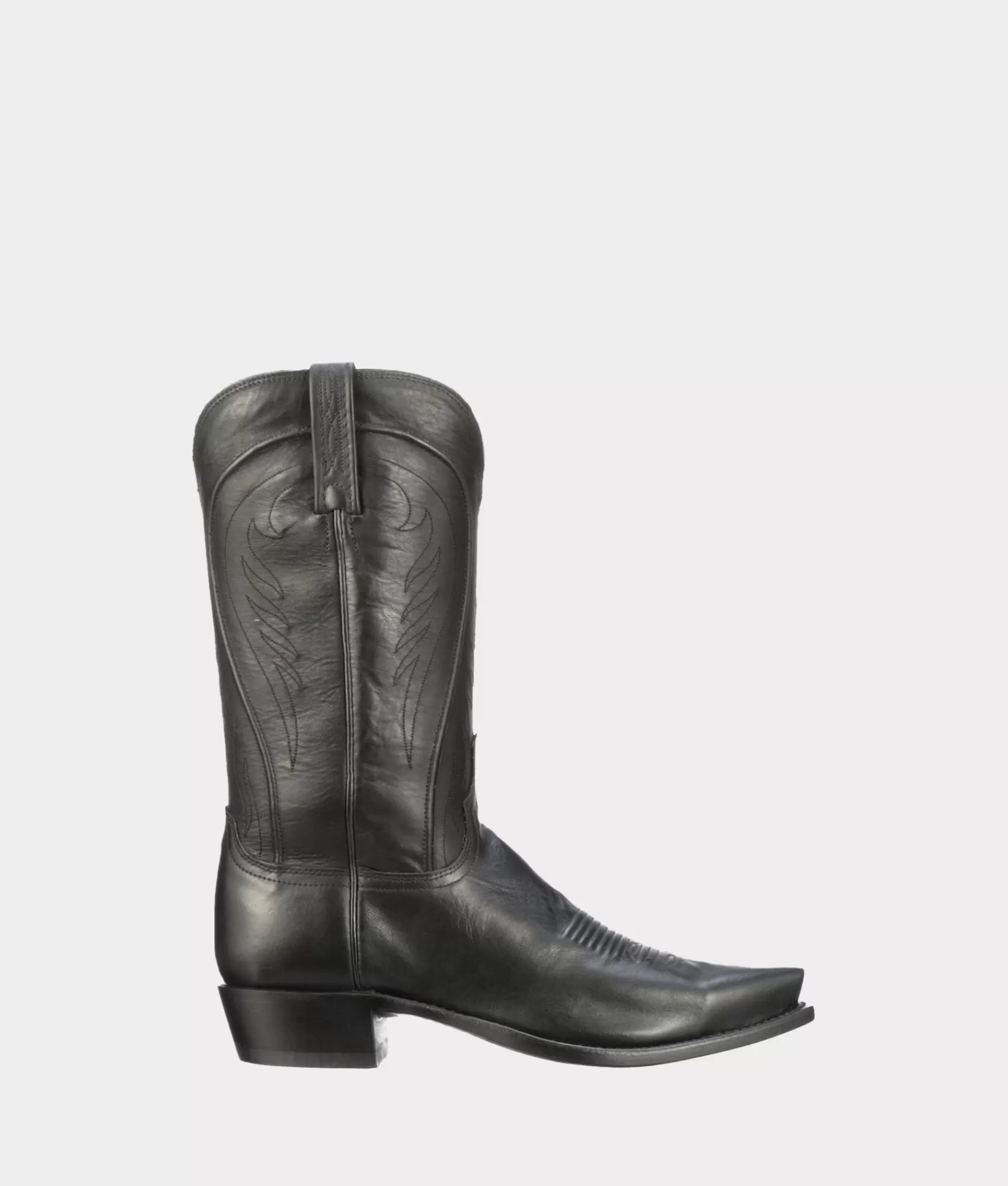 Lucchese Cowboy | Bart Black+Cowhide