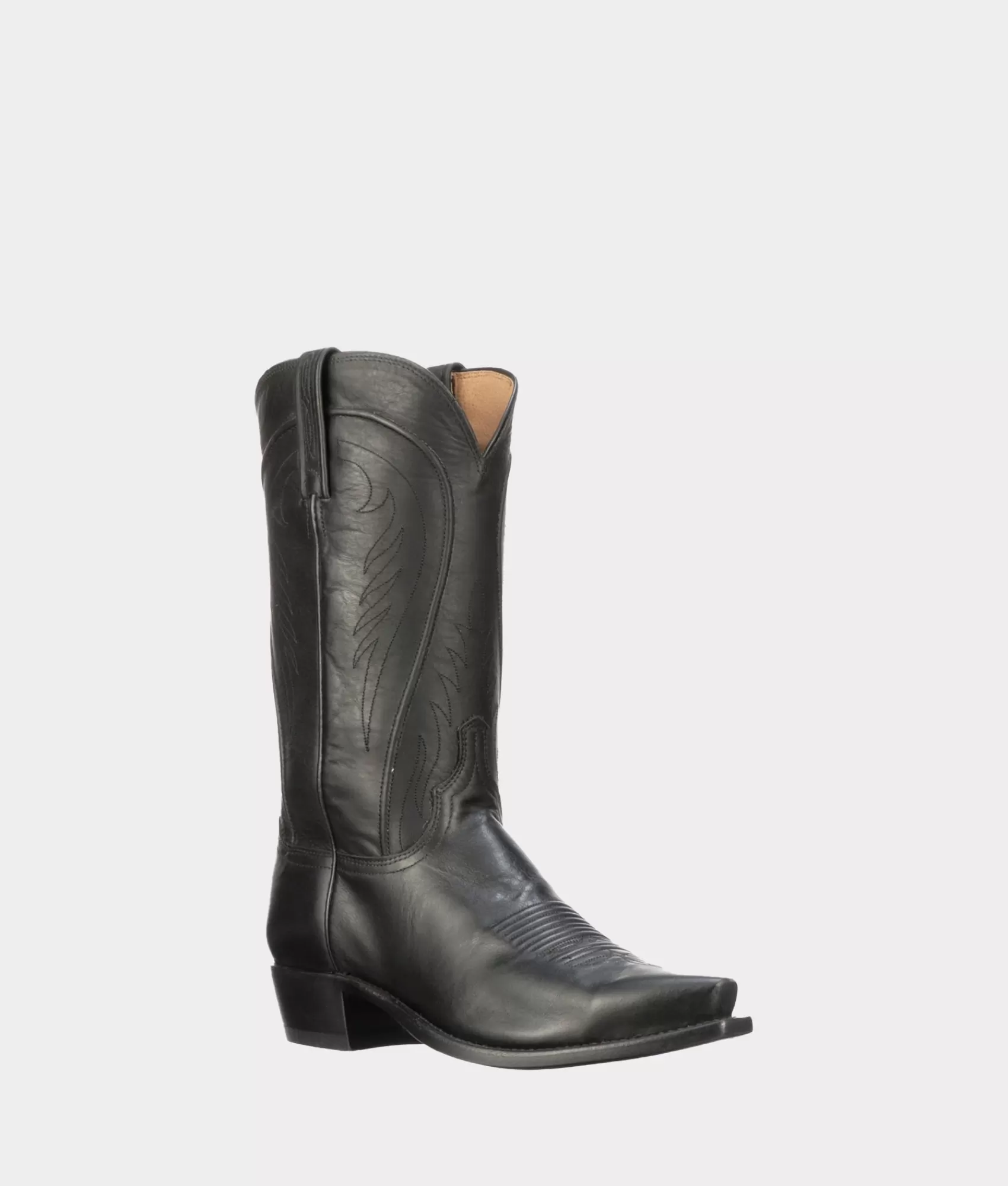 Lucchese Cowboy | Bart Black+Cowhide