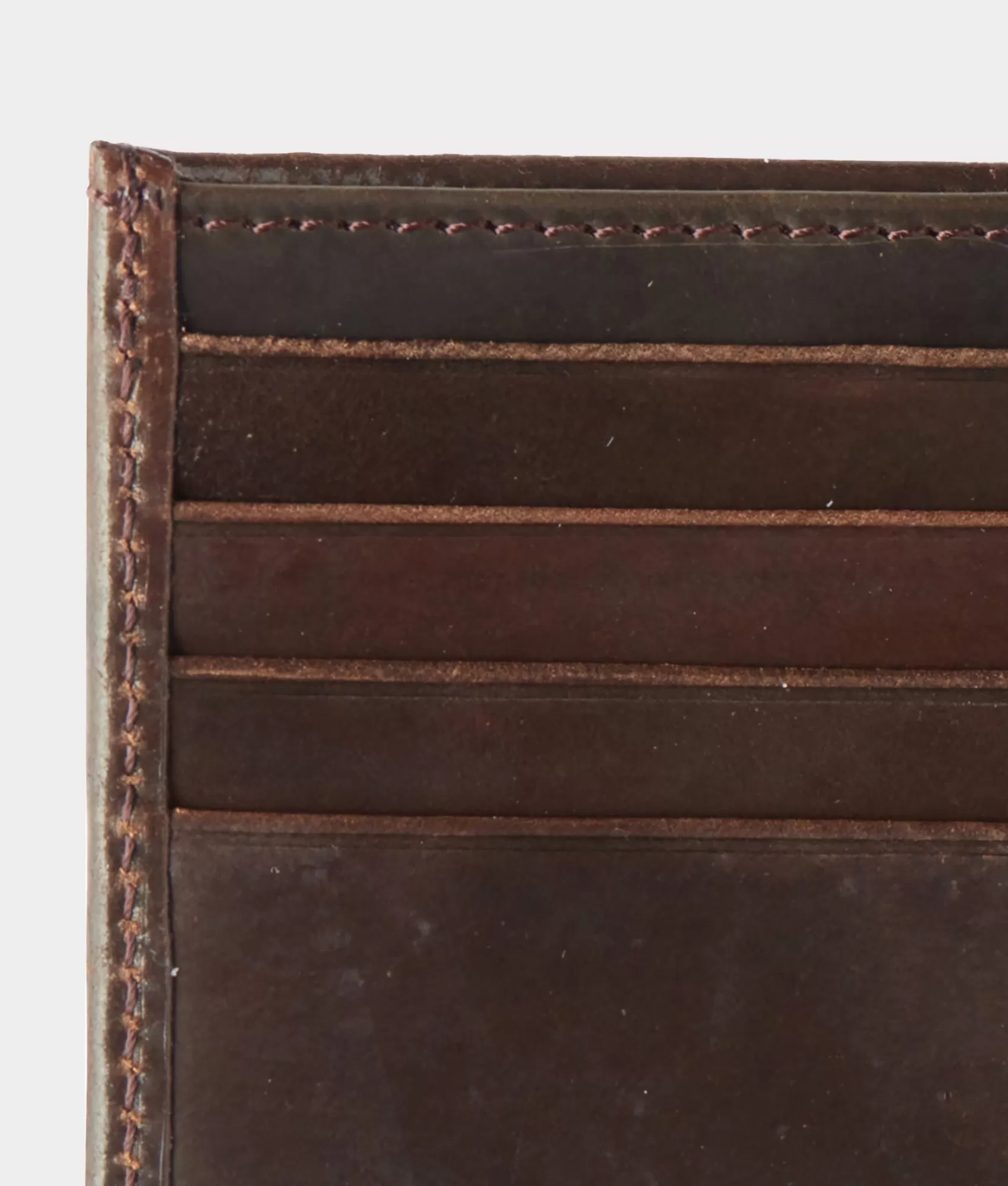 Lucchese Small Leather Goods | Small Leather Goods | Bifold Wallet - Cordovan Chocolate