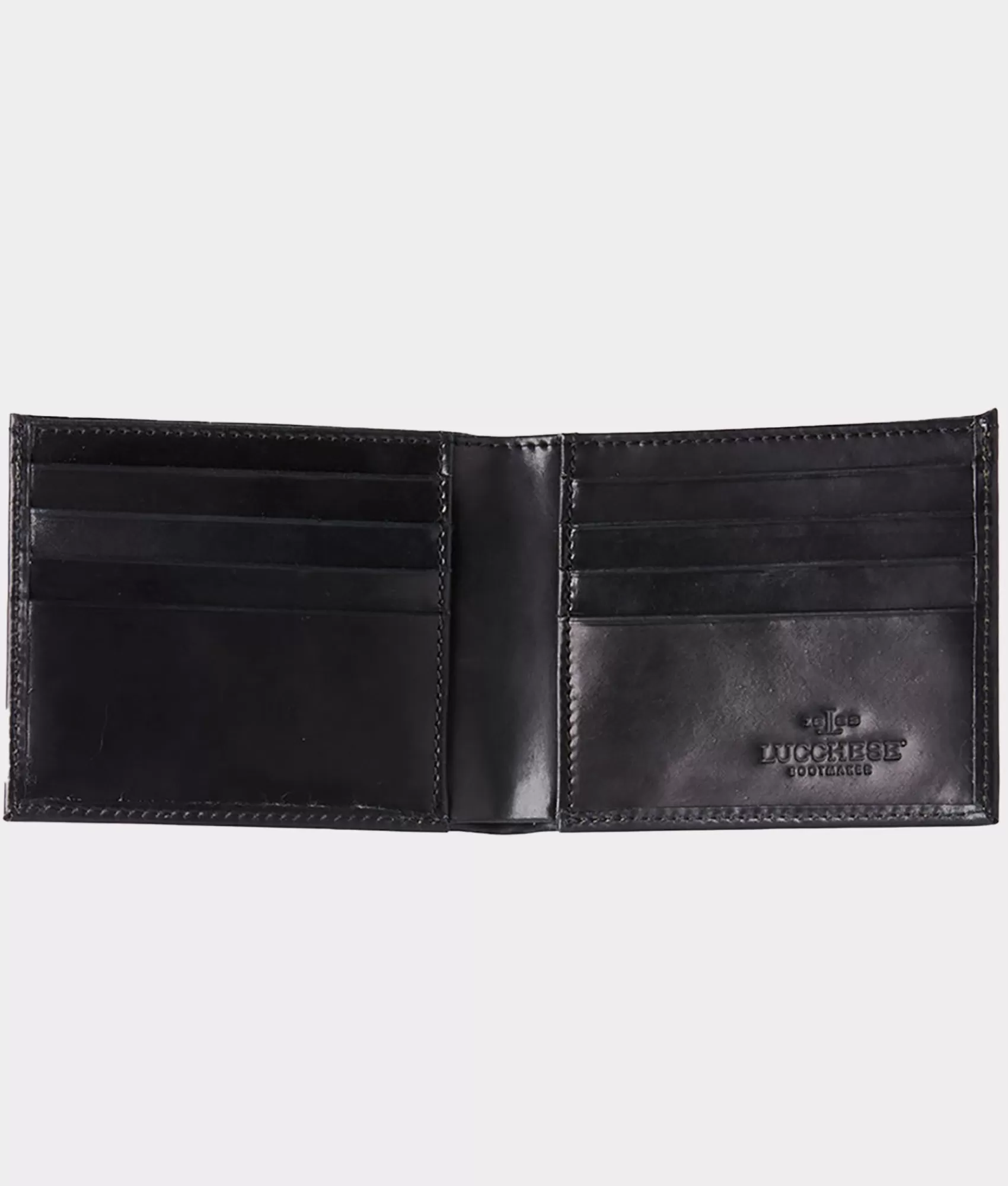 Lucchese Small Leather Goods | Small Leather Goods | Bifold Wallet - Cordovan Black