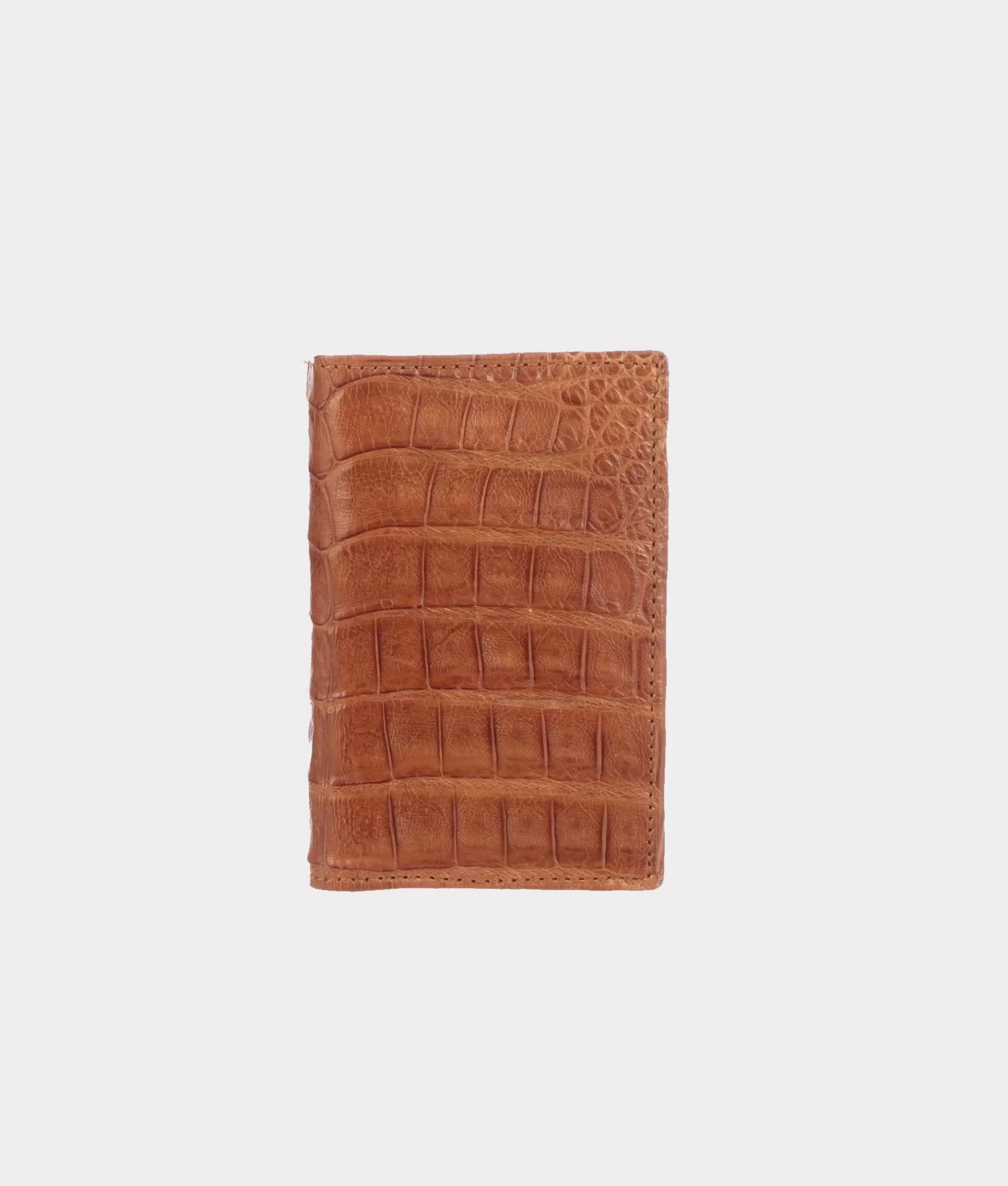 Lucchese Small Leather Goods | Small Leather Goods | Bifold Wallet – Crocodile Cognac