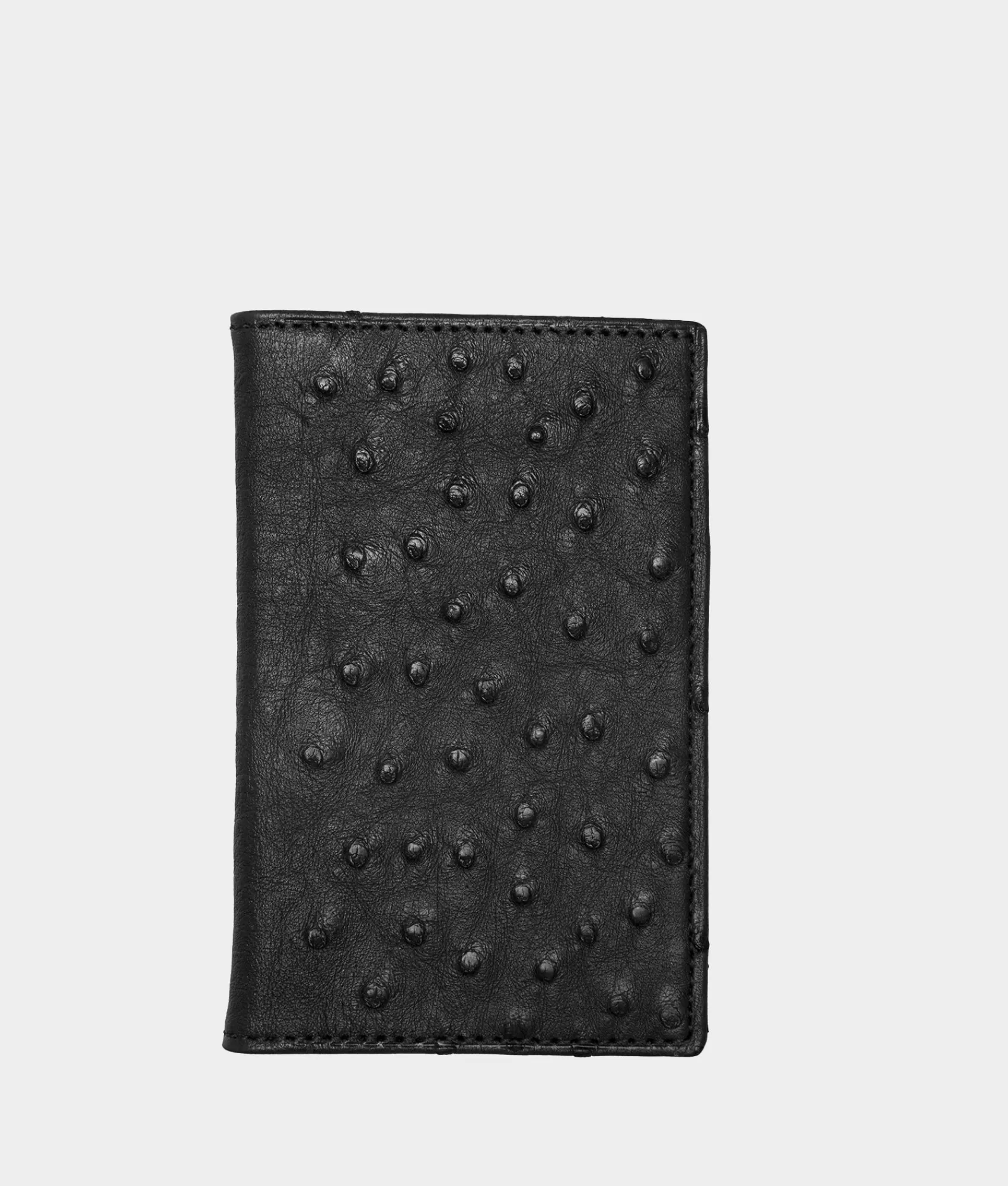 Lucchese Small Leather Goods | Small Leather Goods | Bifold Wallet – Ostrich Black