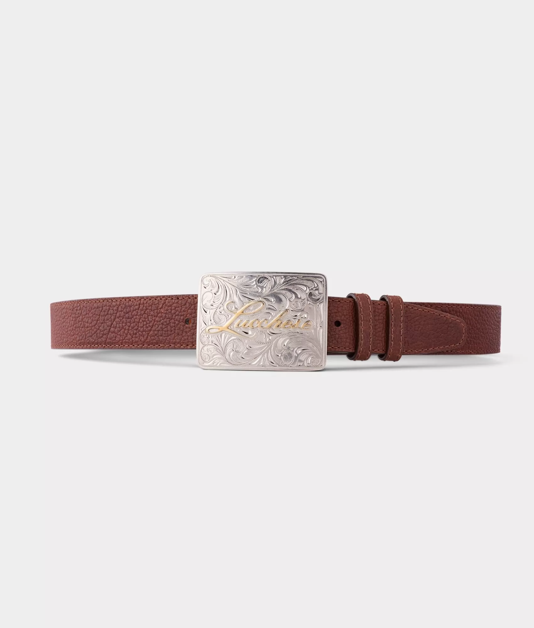 Lucchese Belts & Belt Accessories | Bison Memento Belt Mocha