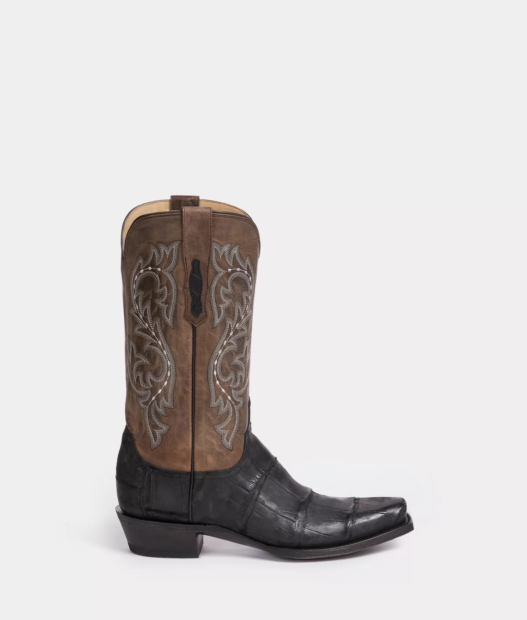 Lucchese Cowboy | Burke Black+Charcoal