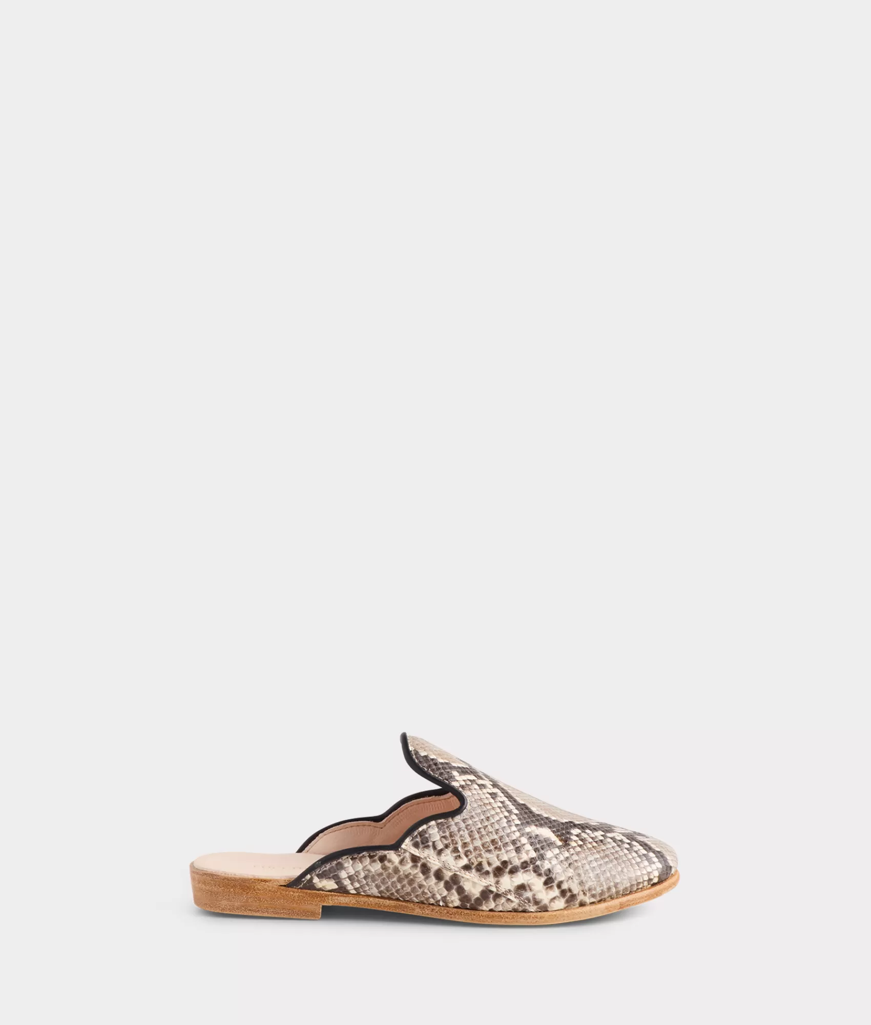 Lucchese Mules | Cantle Mule Black/White