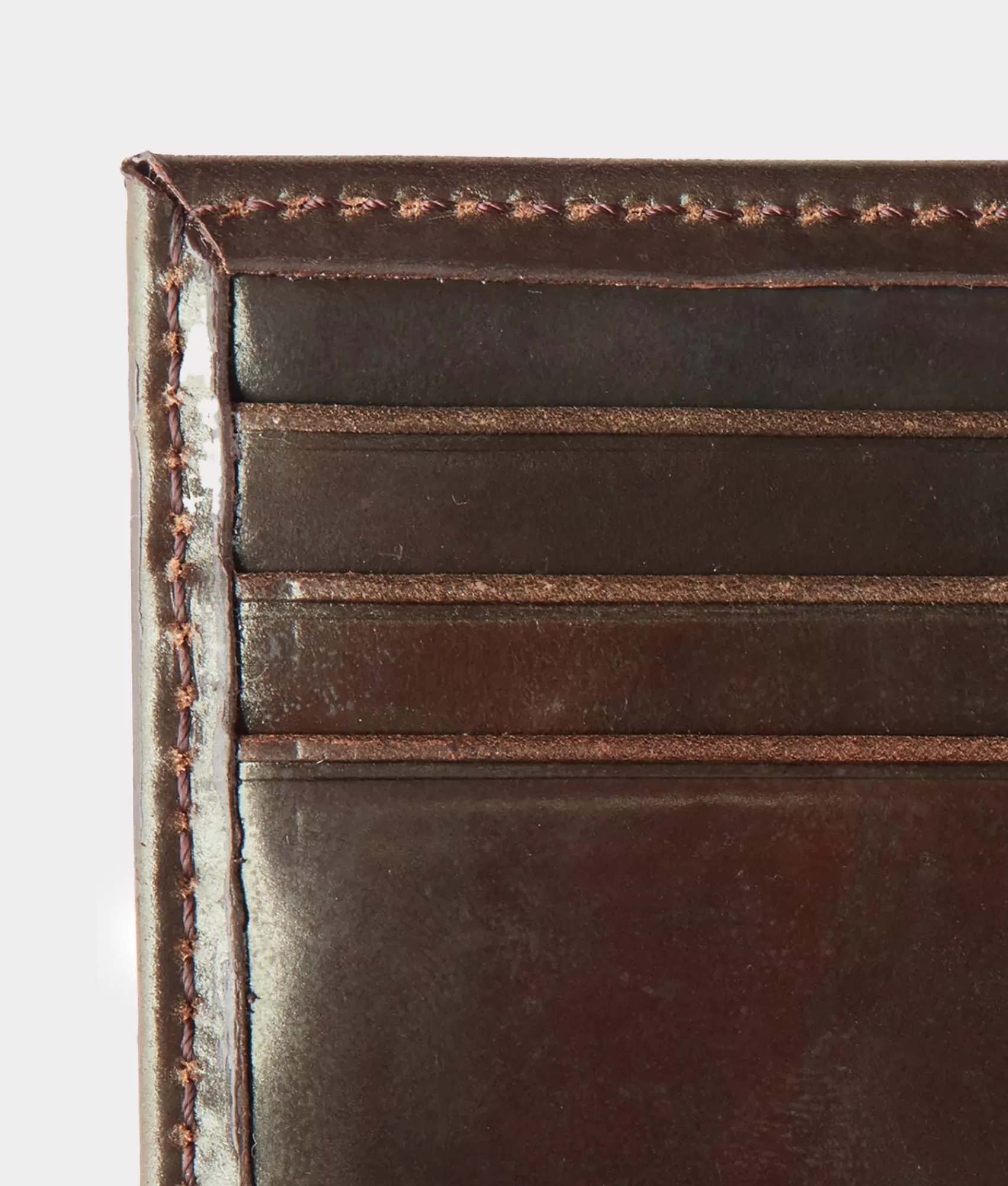 Lucchese Small Leather Goods | Small Leather Goods | Card Case - Cordovan Cognac