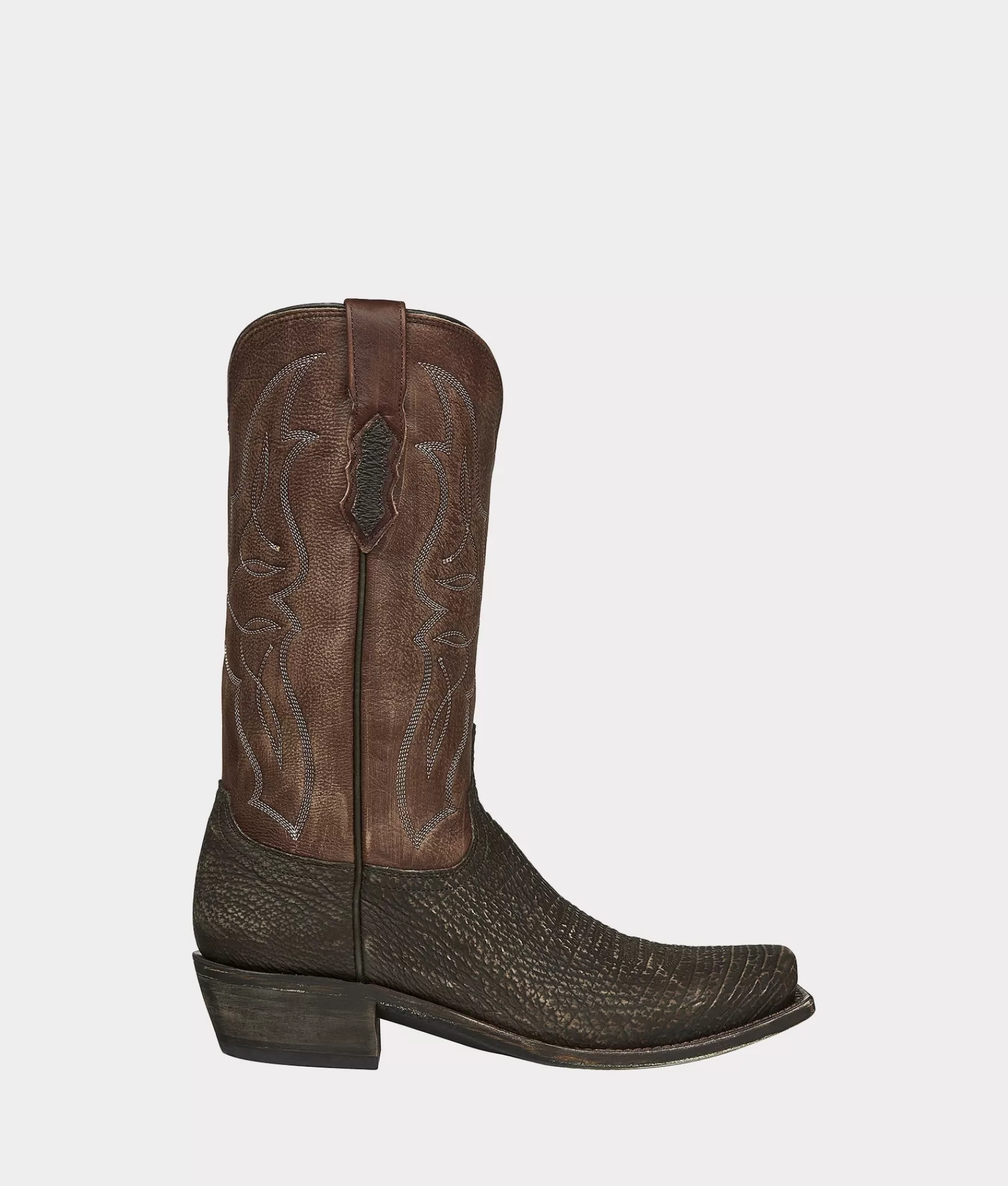 Lucchese Cowboy | Carl Chocolate+Brown