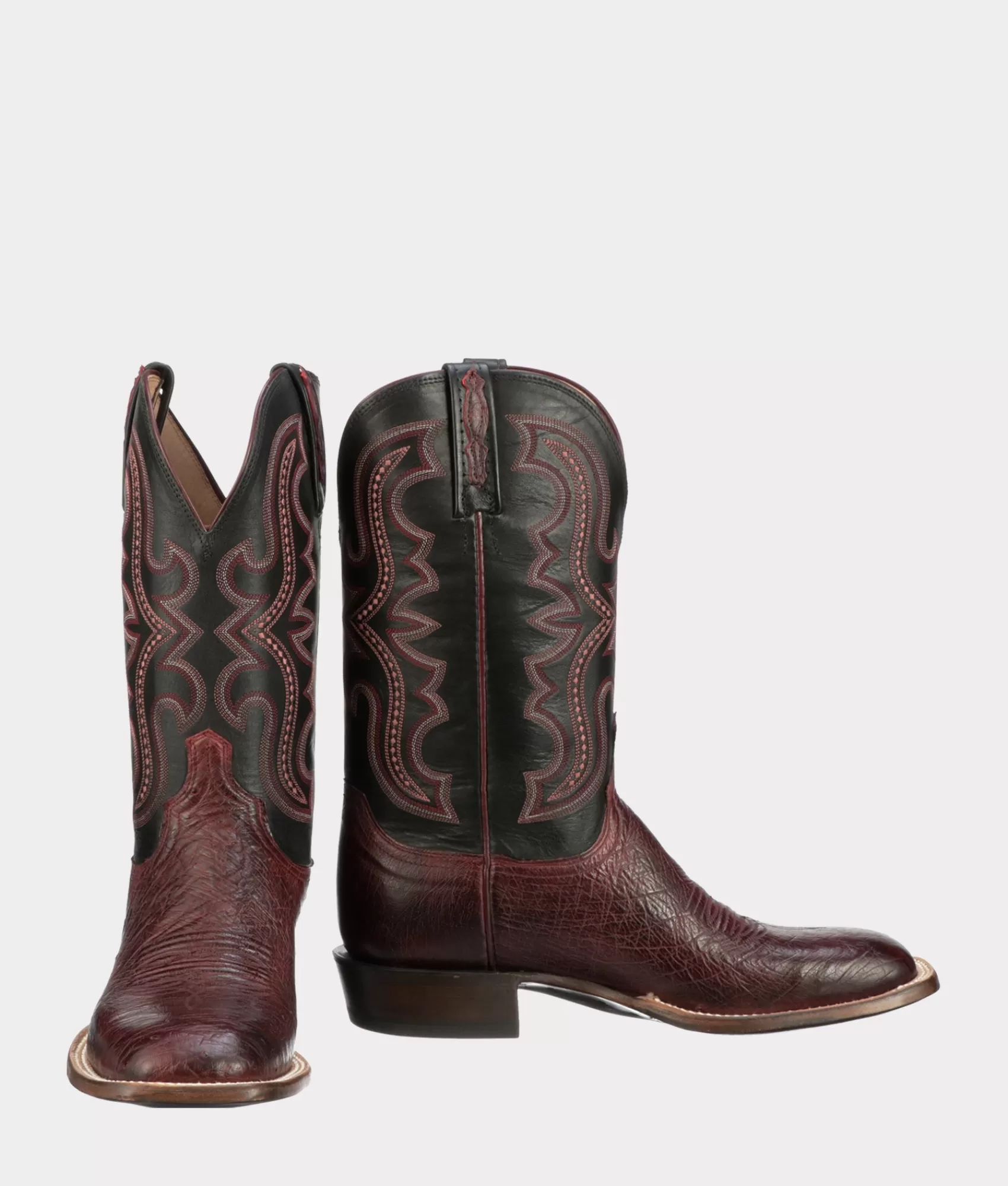 Lucchese Horseman | Cowboy | Cecil Exotic BlackCherry