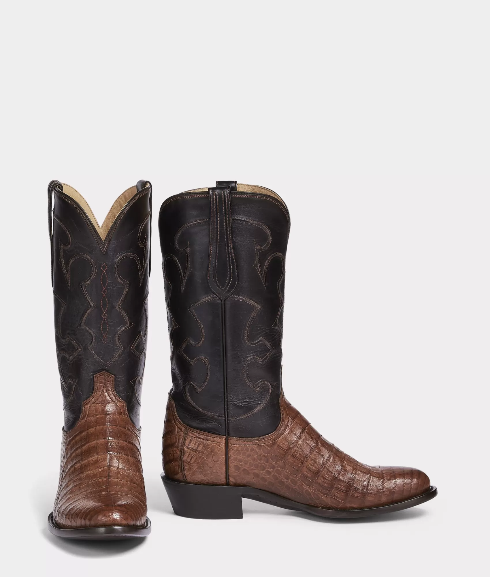 Lucchese Cowboy | Charles Sienna+DarkBrown