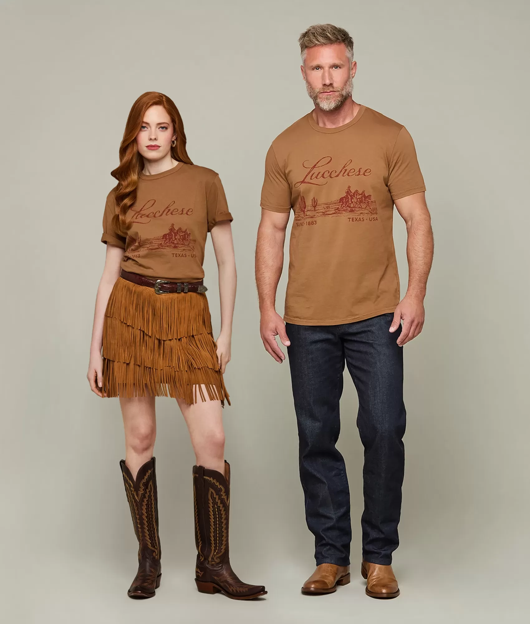 Lucchese Tops | Tops | Cisco Tee DirtBrown