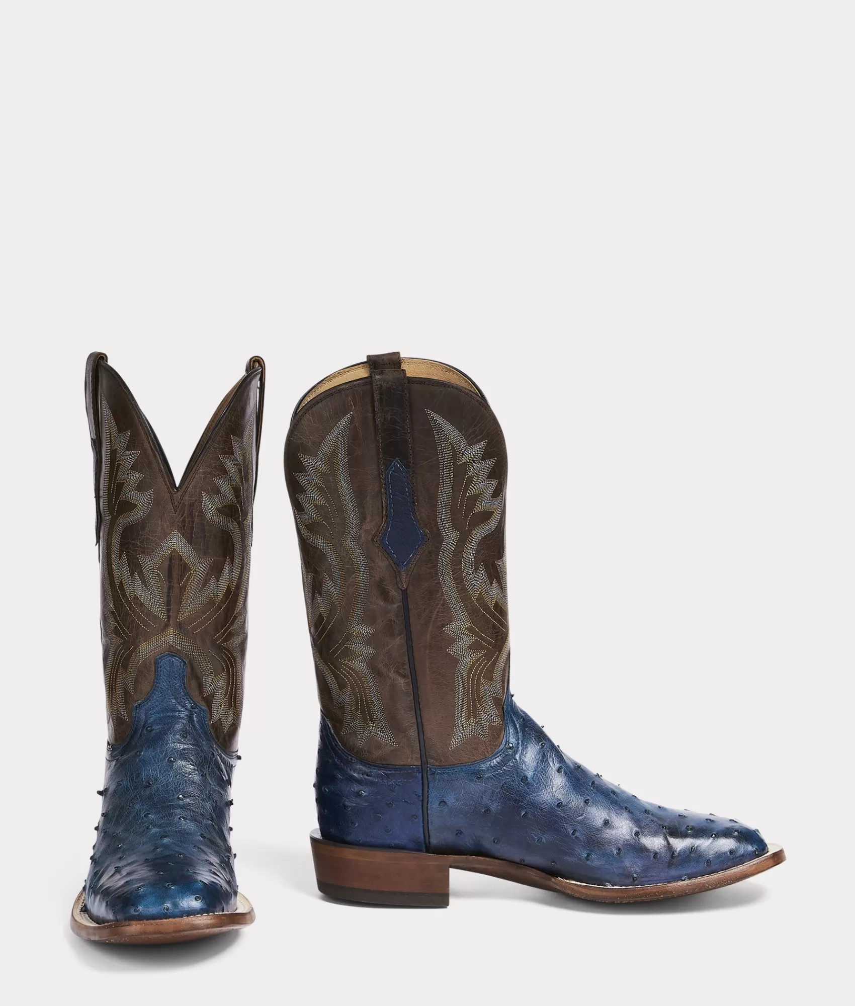 Lucchese Horseman | Cowboy | Cliff Navy+Chocolate