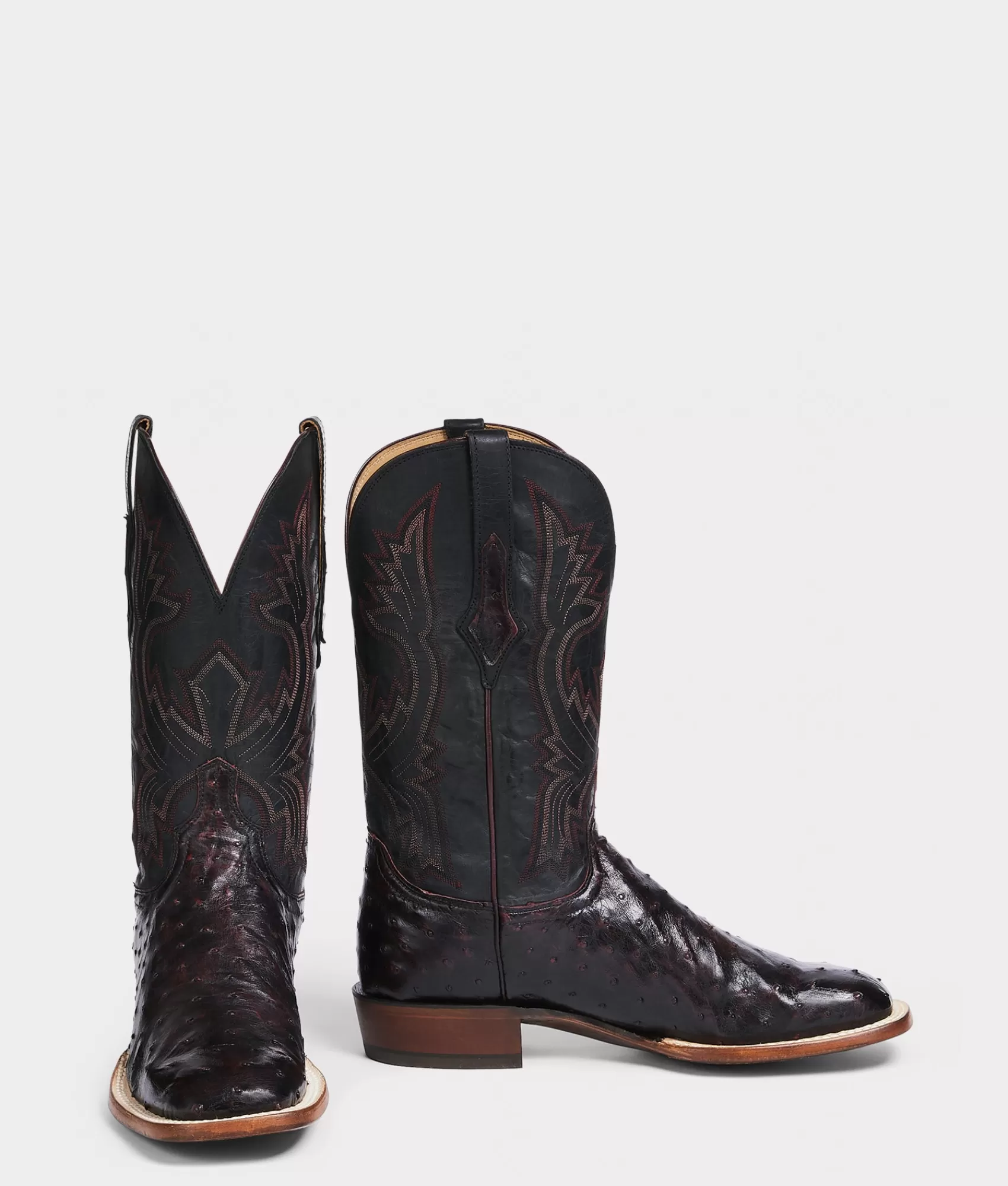 Lucchese Horseman | Cowboy | Cliff BlackCherry+Black