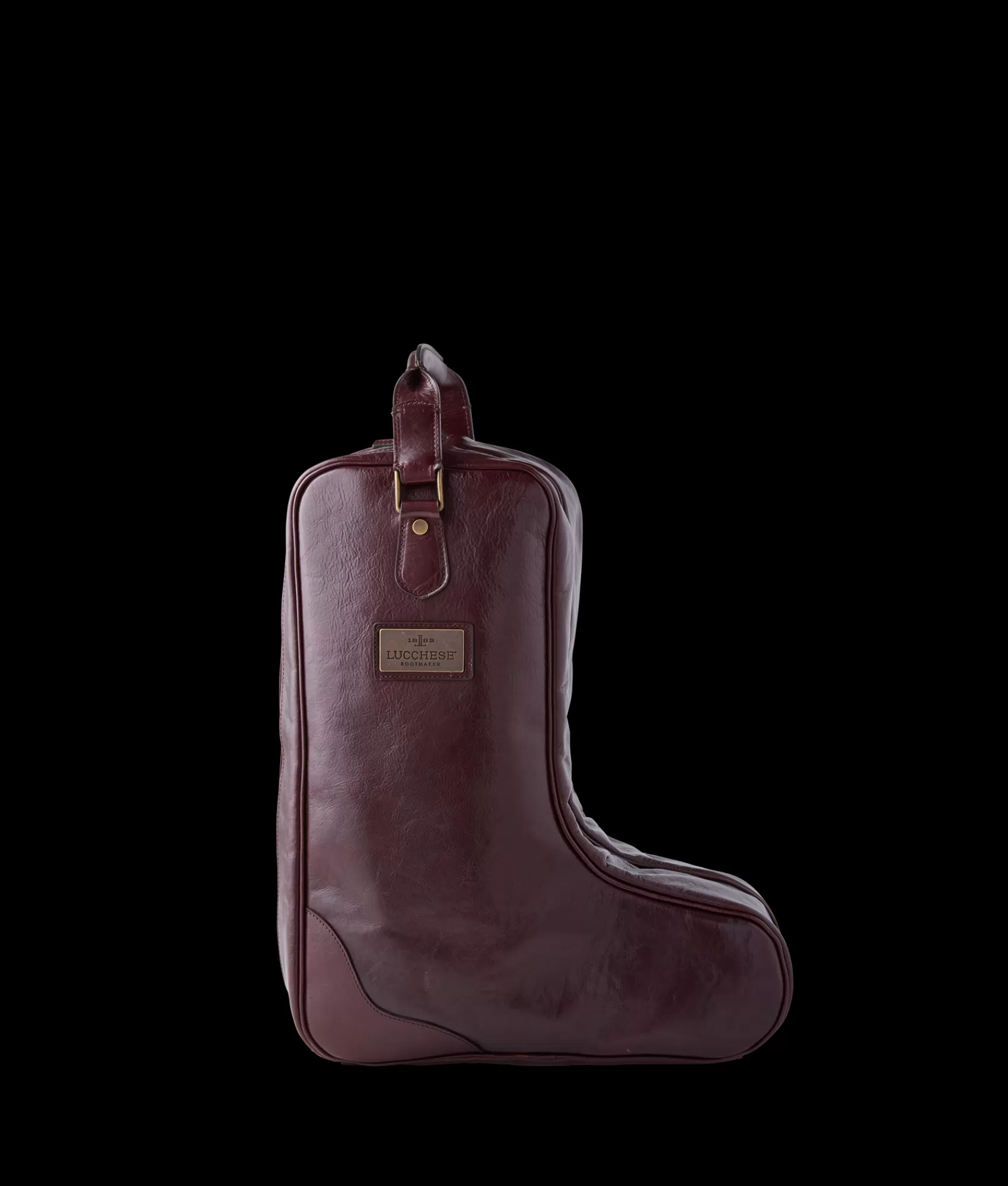 Lucchese Travel | Cosimo Boot Bag Chocolate