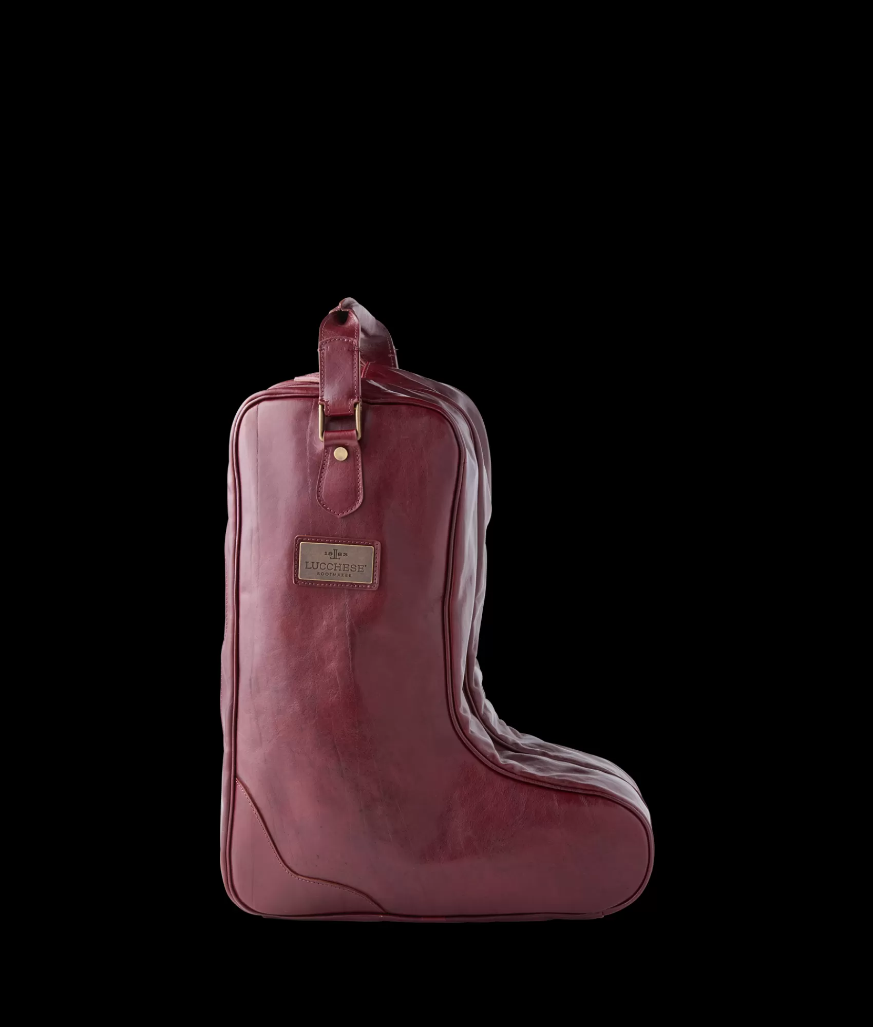 Lucchese Travel | Cosimo Boot Bag Burgundy