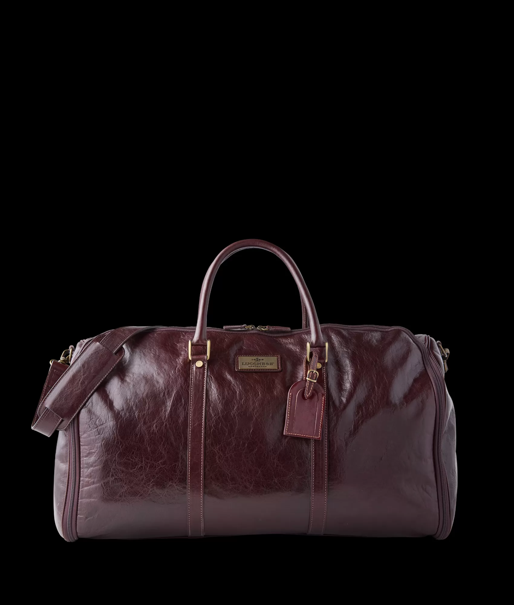 Lucchese Travel | Cosimo Garment Duffle Chocolate