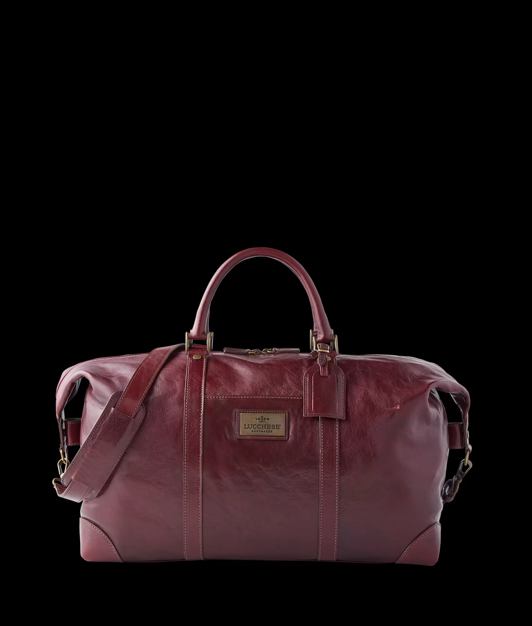 Lucchese Travel | Cosimo Weekender Burgundy