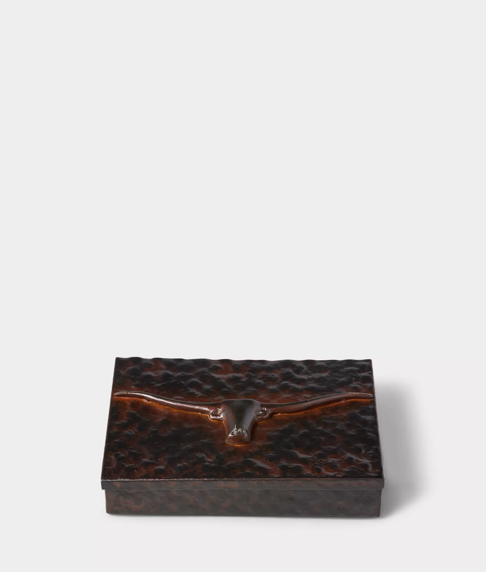 Lucchese Decorative Objects | Decorative Objects | Cuerno Largo Box Rust