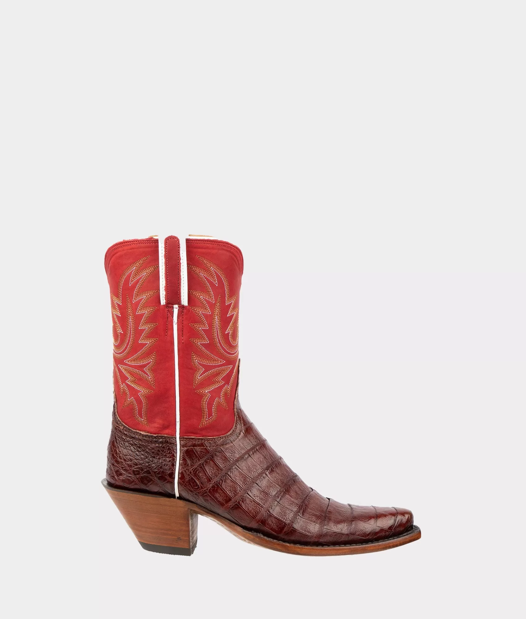 Lucchese Cowboy | Dale Exotic Whiskey/Red