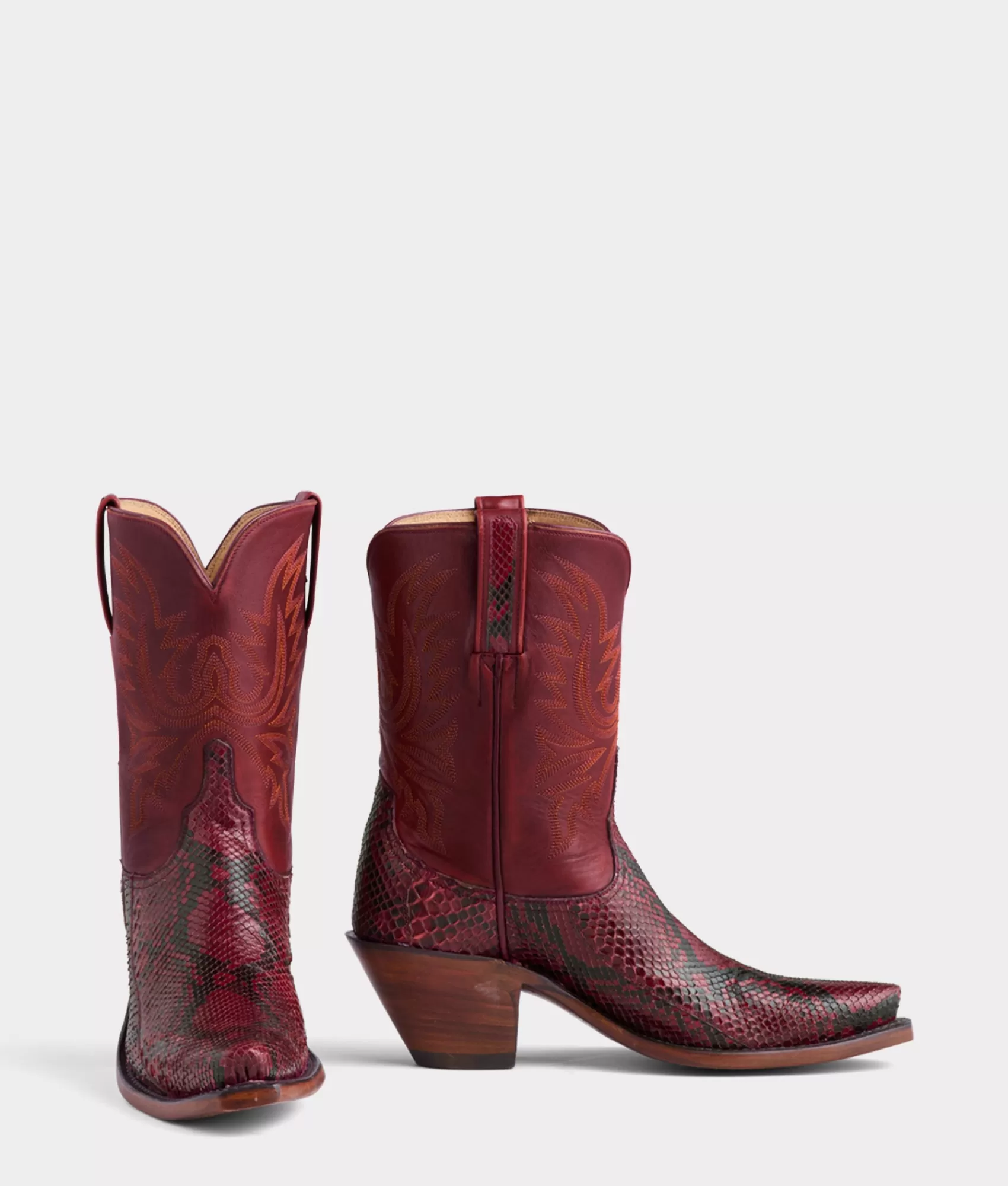 Lucchese Cowboy | Dale Exotic Garnet
