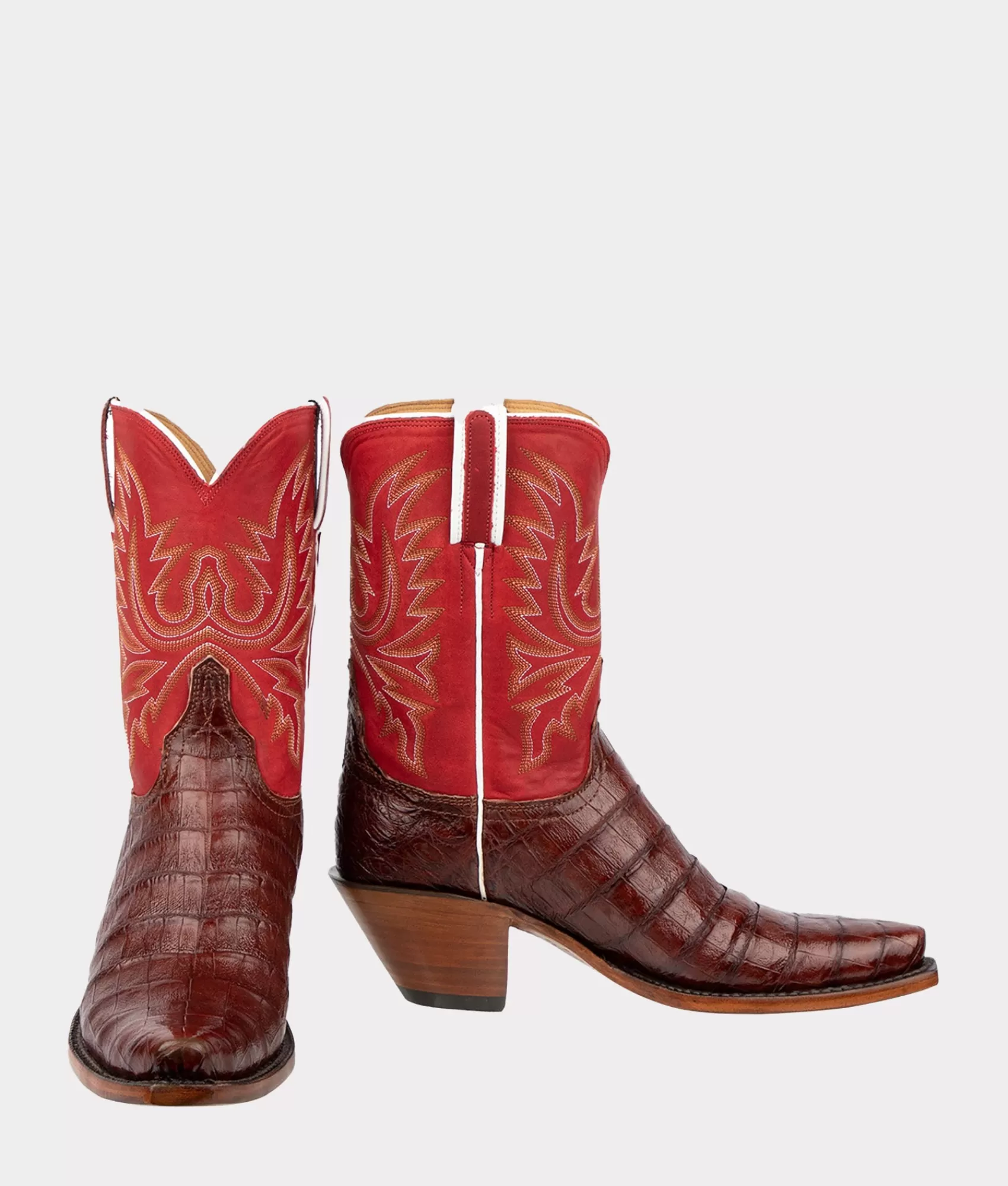 Lucchese Cowboy | Dale Exotic Whiskey/Red
