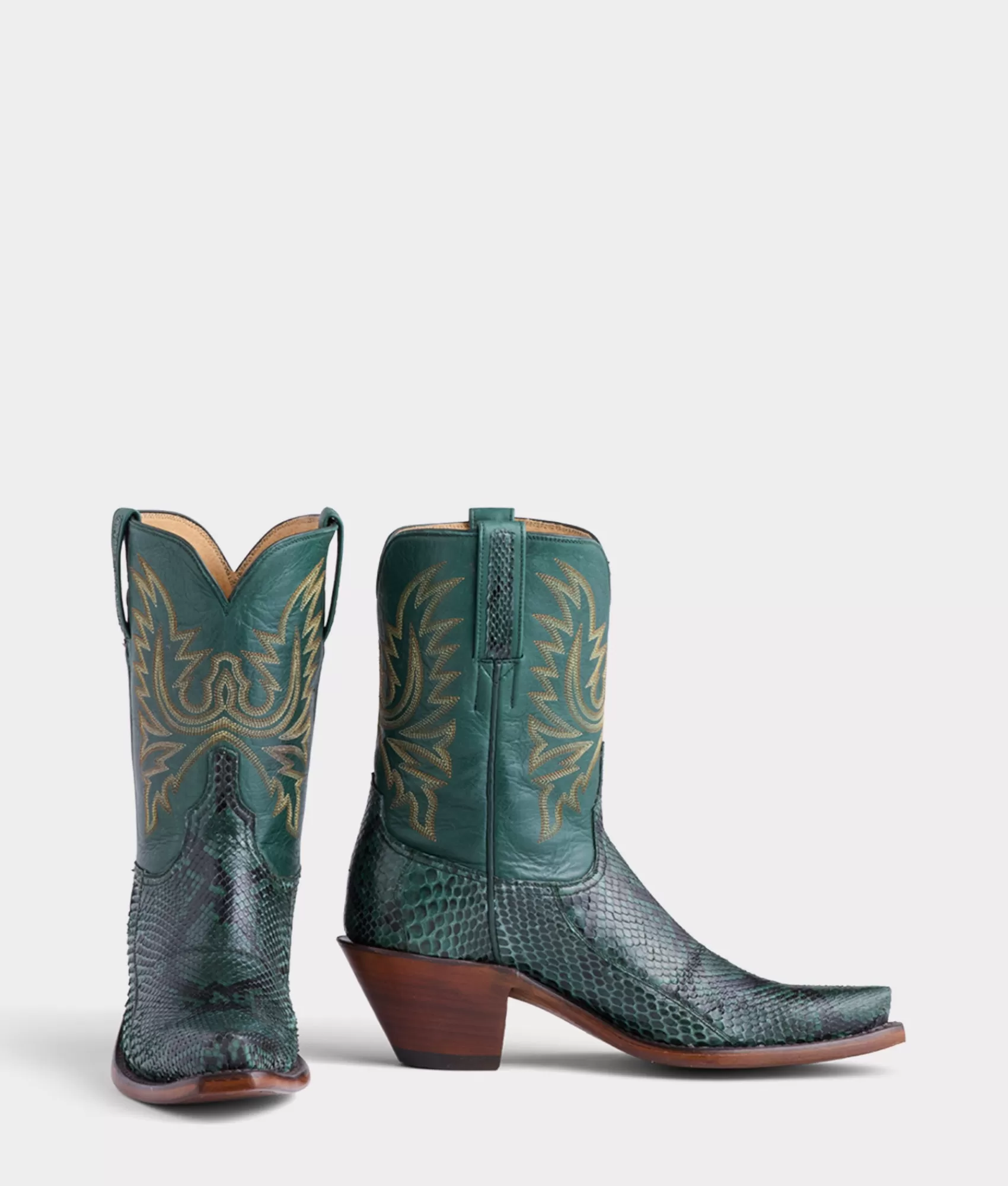 Lucchese Cowboy | Dale Exotic Emerald