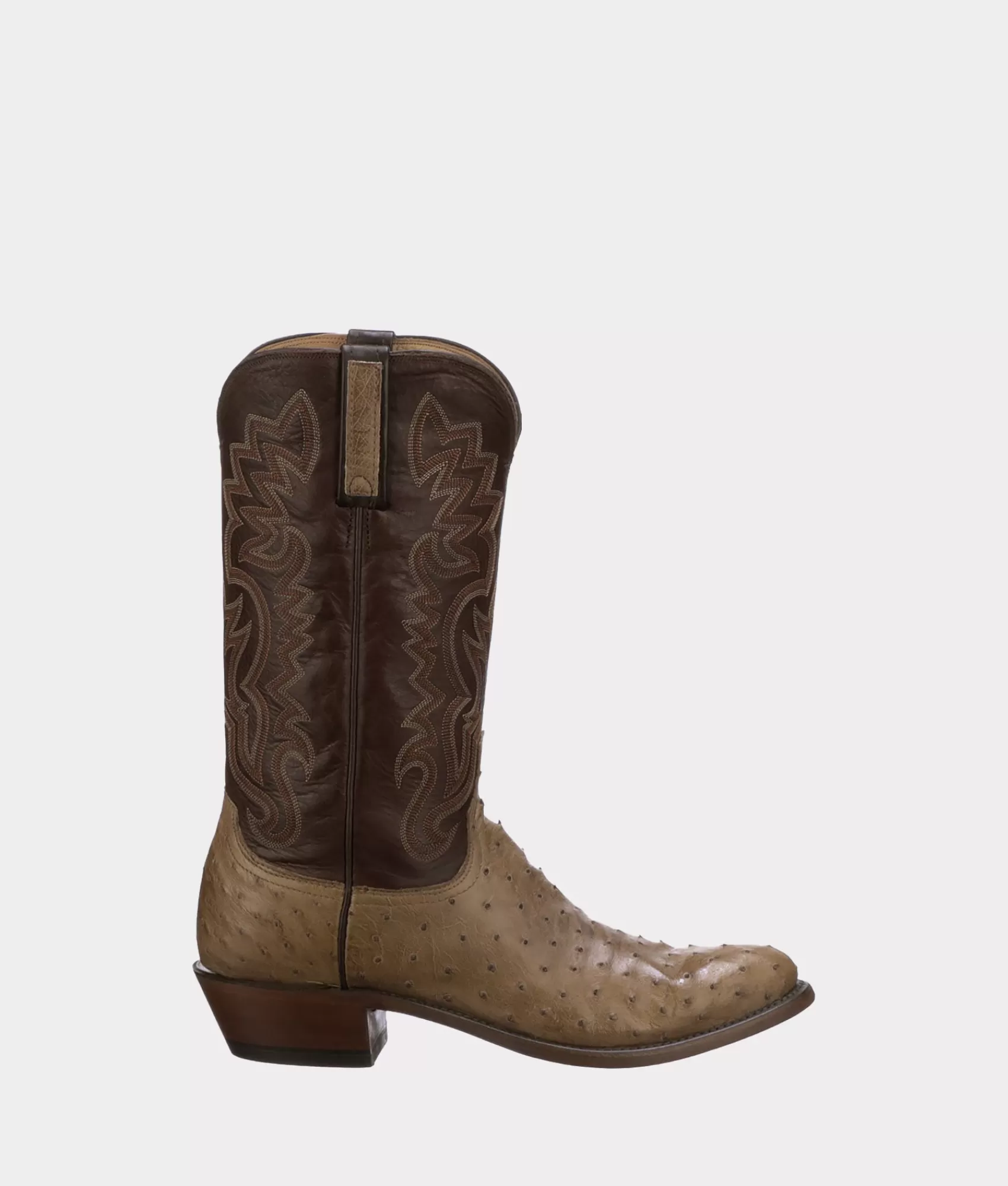 Lucchese Cowboy | Dante Olive+Chocolate