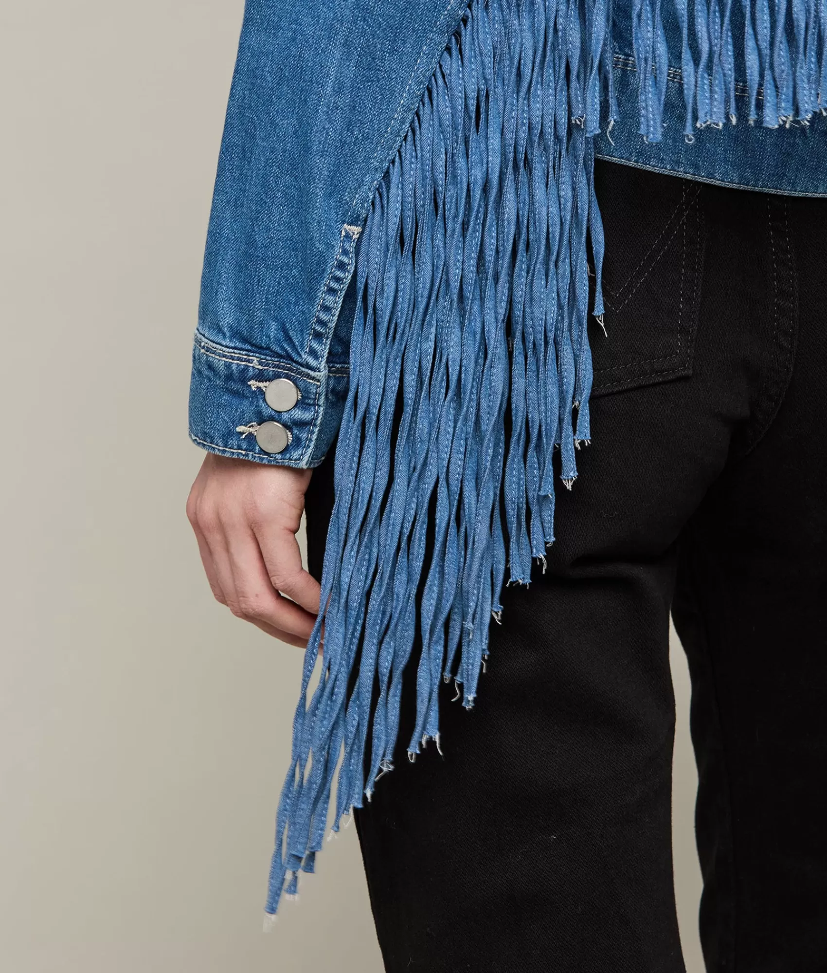 Lucchese Outerwear | Fringe Jacket Denim