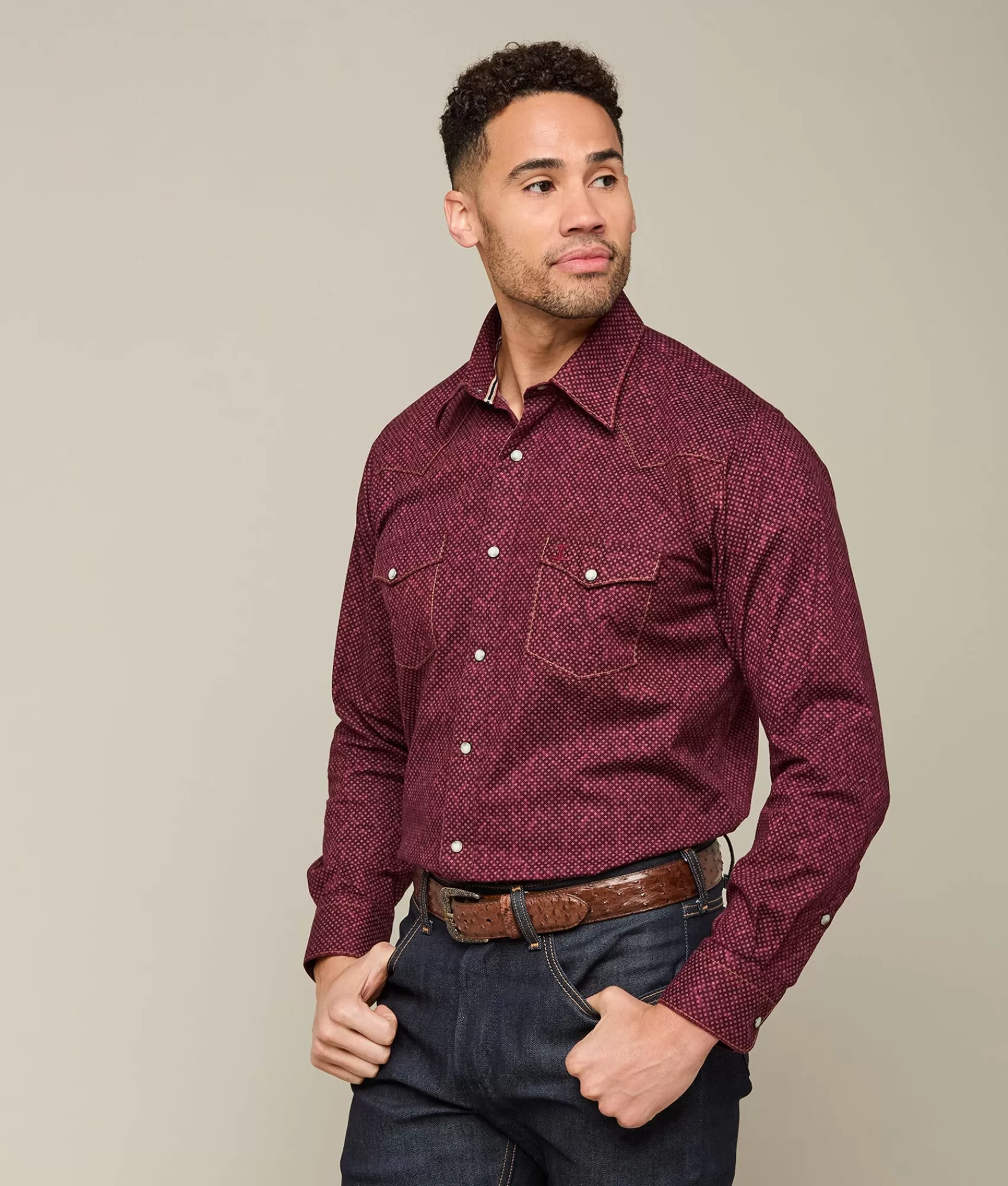Lucchese Tops | Denver Burgundy