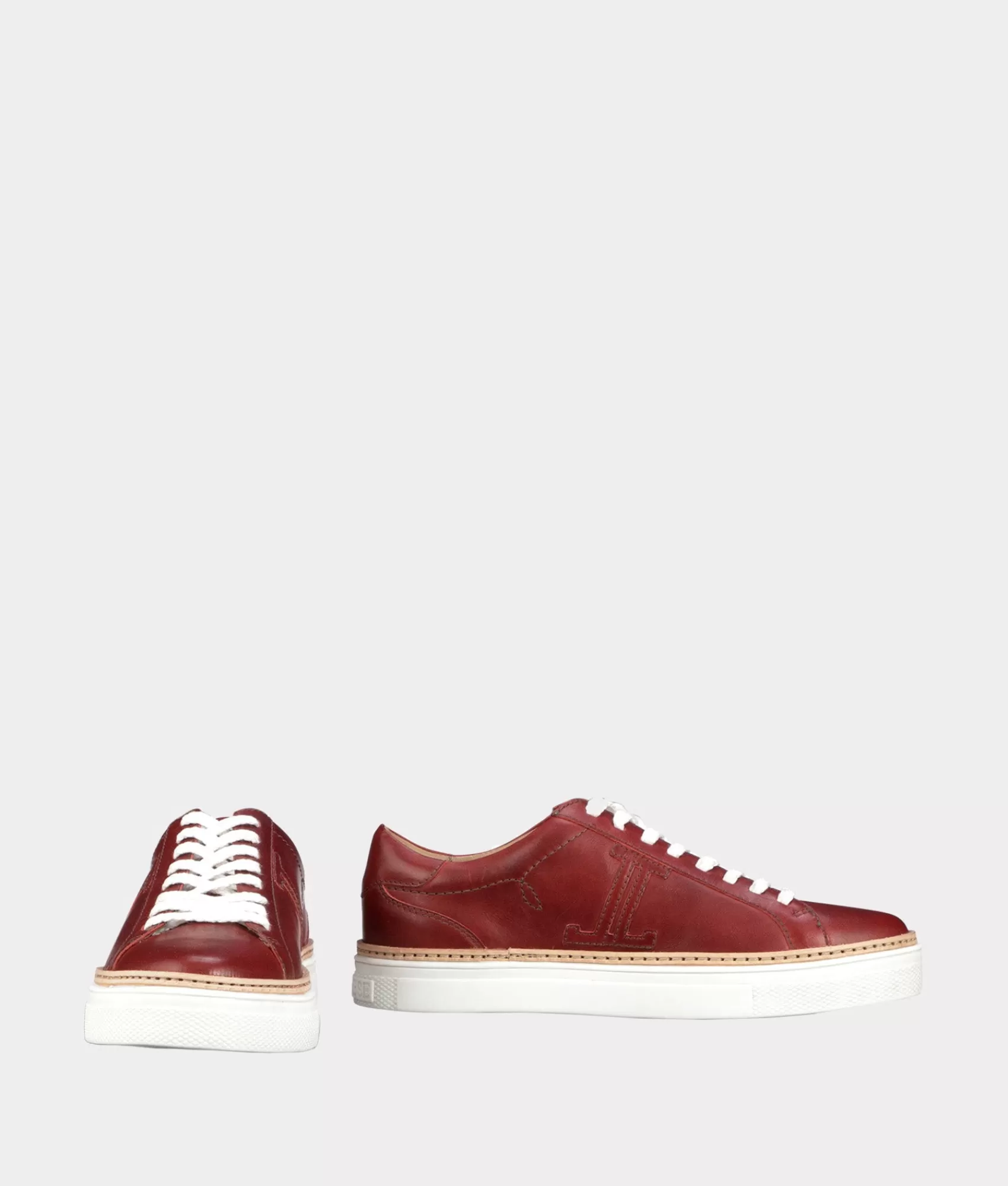 Lucchese Sneakers | Double L Lace Up Sneaker Red