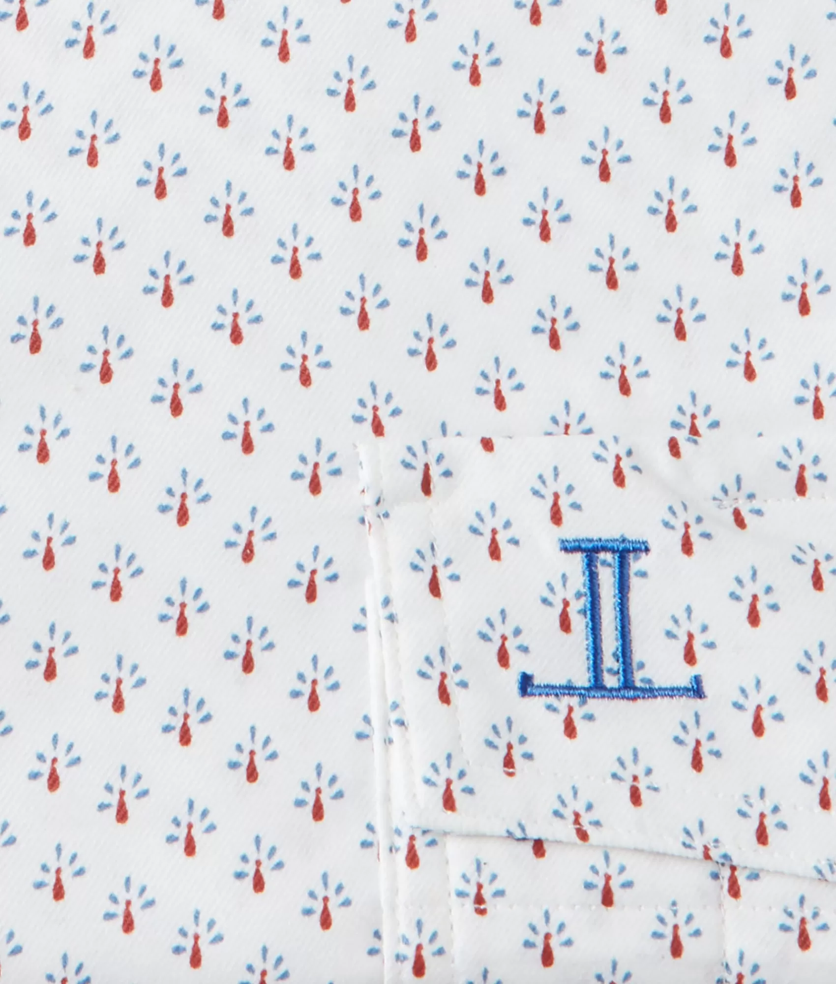Lucchese Tops | El Paso Prints Blue-WhiteWithNavyDiamonds