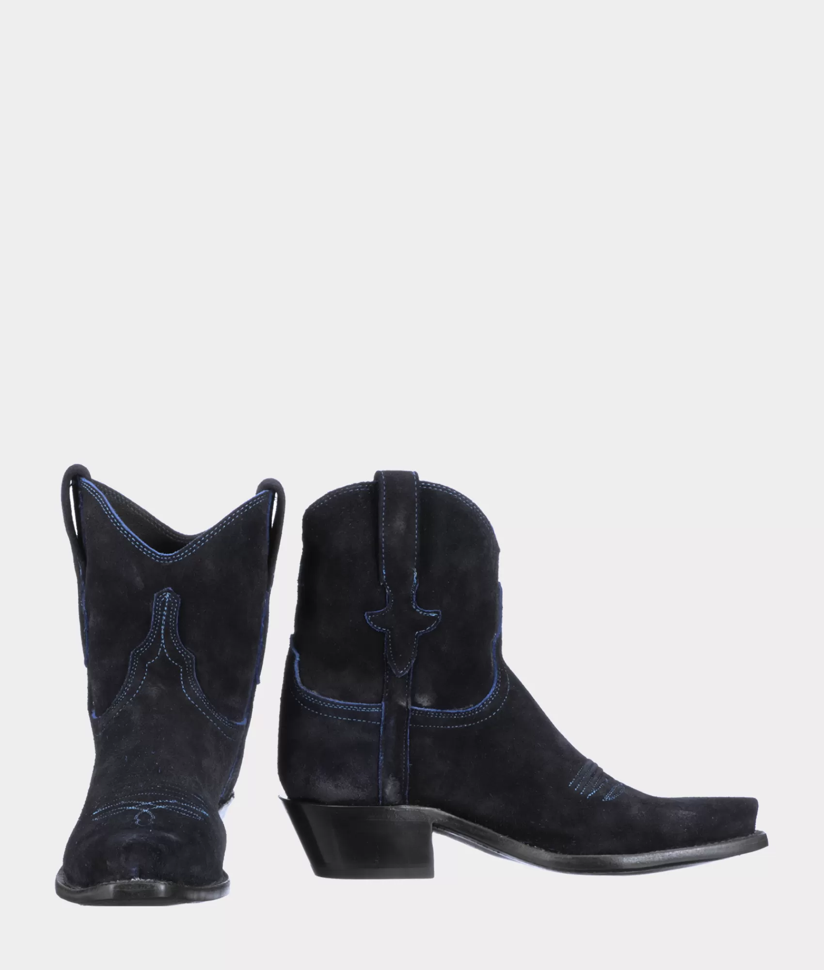 Lucchese Booties | Cowboy | Elena CavalryBlue