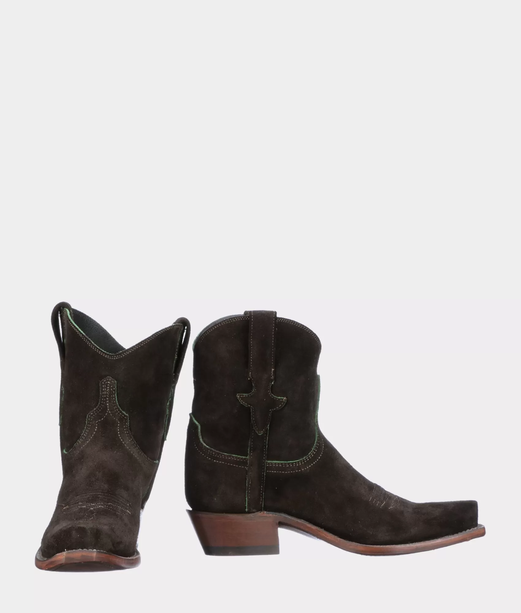 Lucchese Booties | Cowboy | Elena DarkOlive