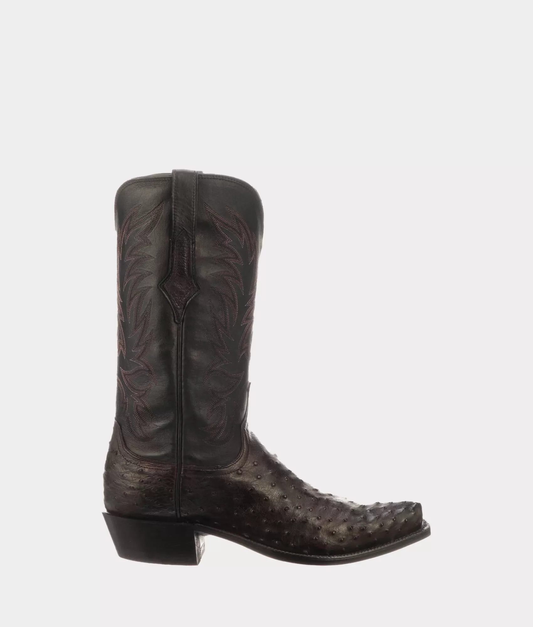 Lucchese Cowboy | Elgin BlackCherry+Black