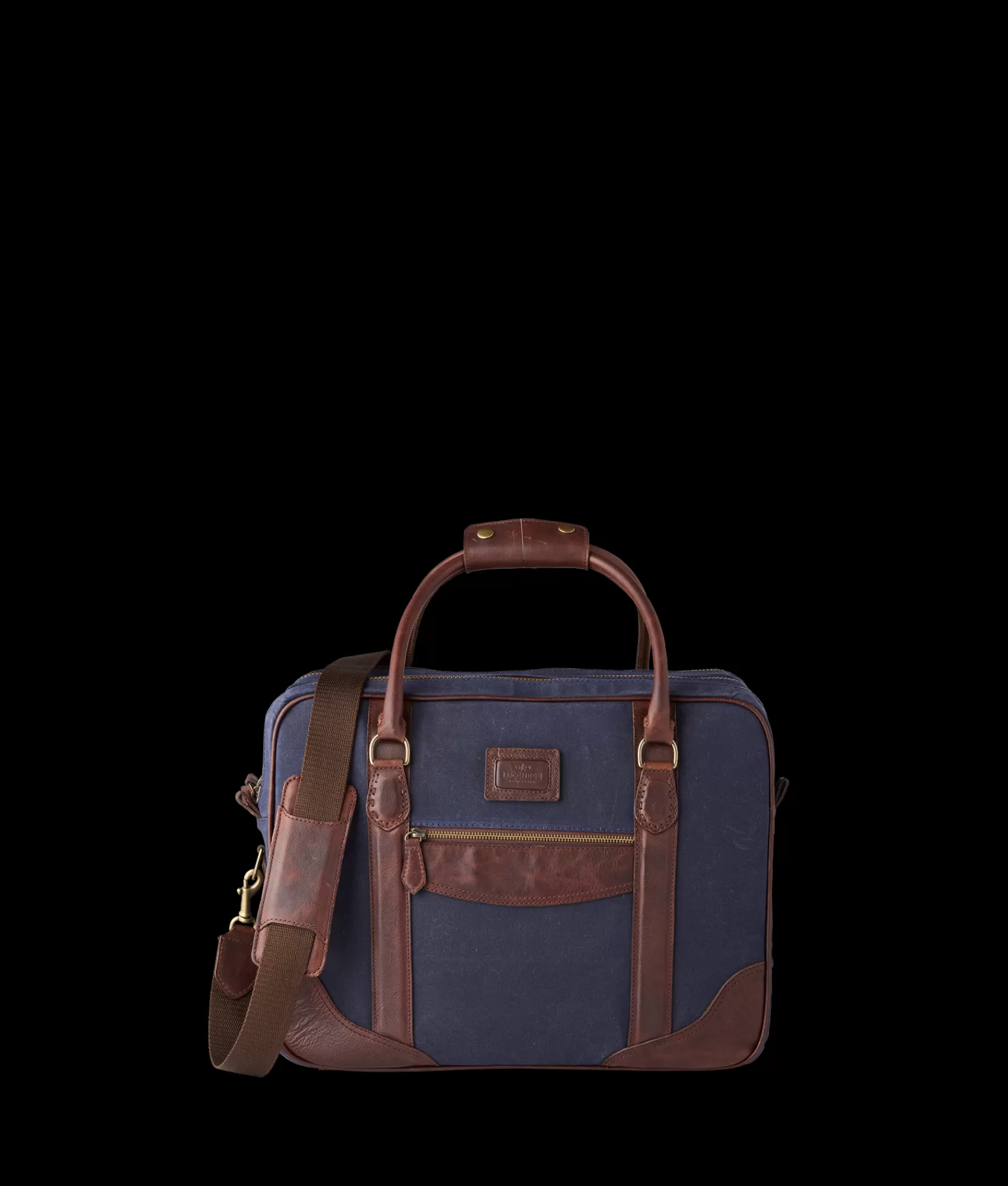 Lucchese Travel | Travel | Everyday Waxed Canvas Cowboy Bag Navy