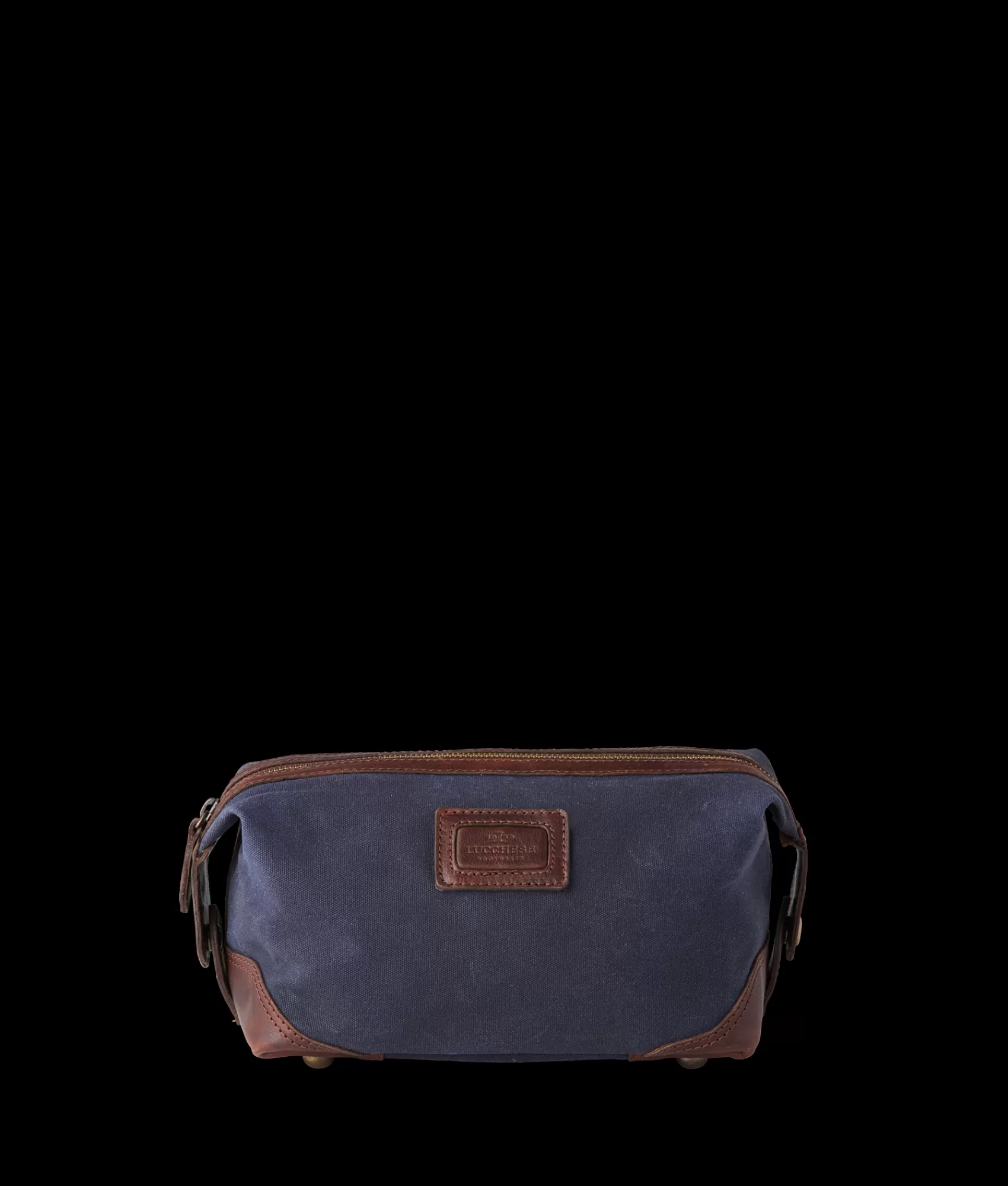 Lucchese Small Leather Goods | Everyday Waxed Canvas Dopp Kit Navy
