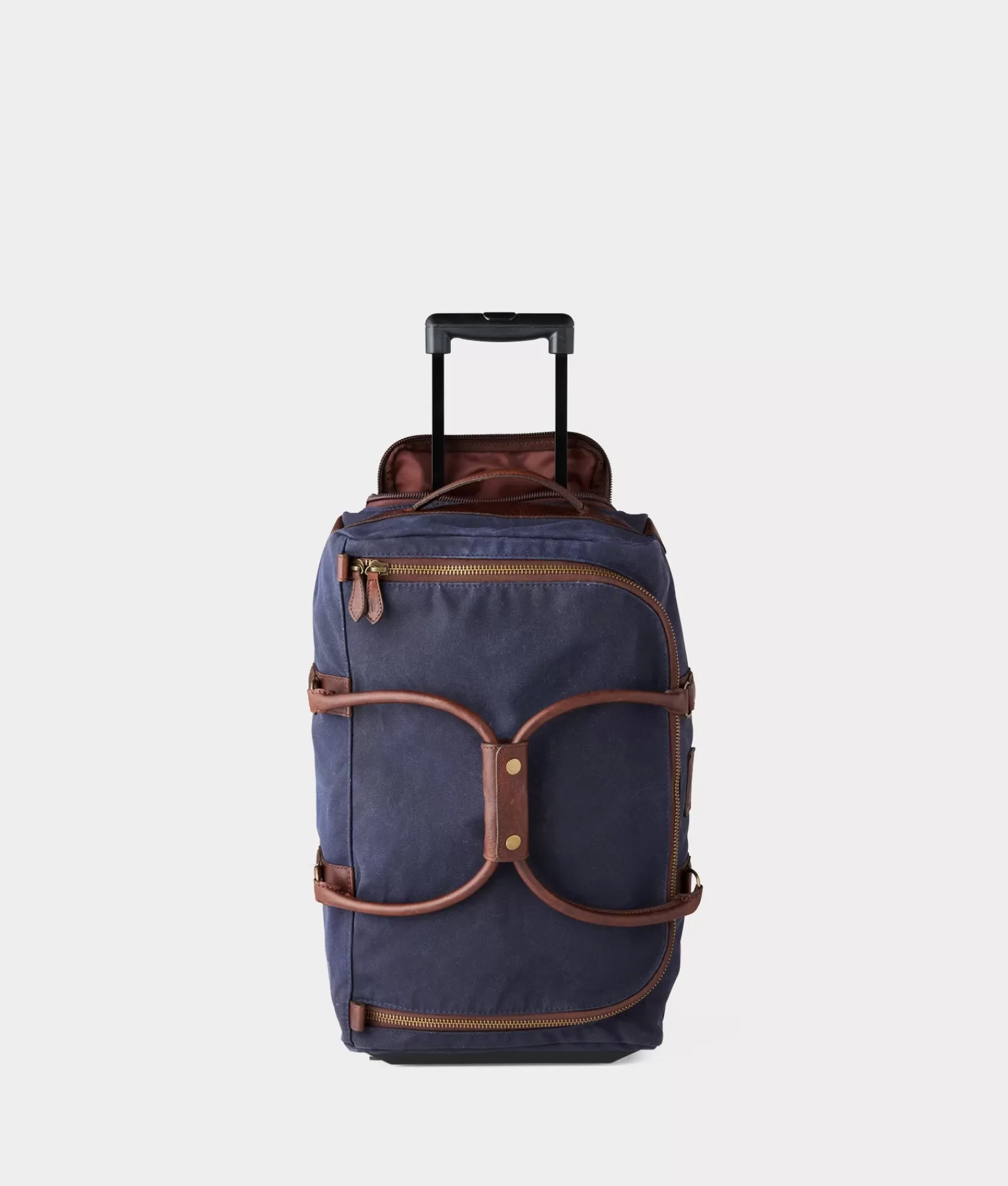 Lucchese Travel | Travel | Everyday Waxed Canvas Rolling Duffle Navy