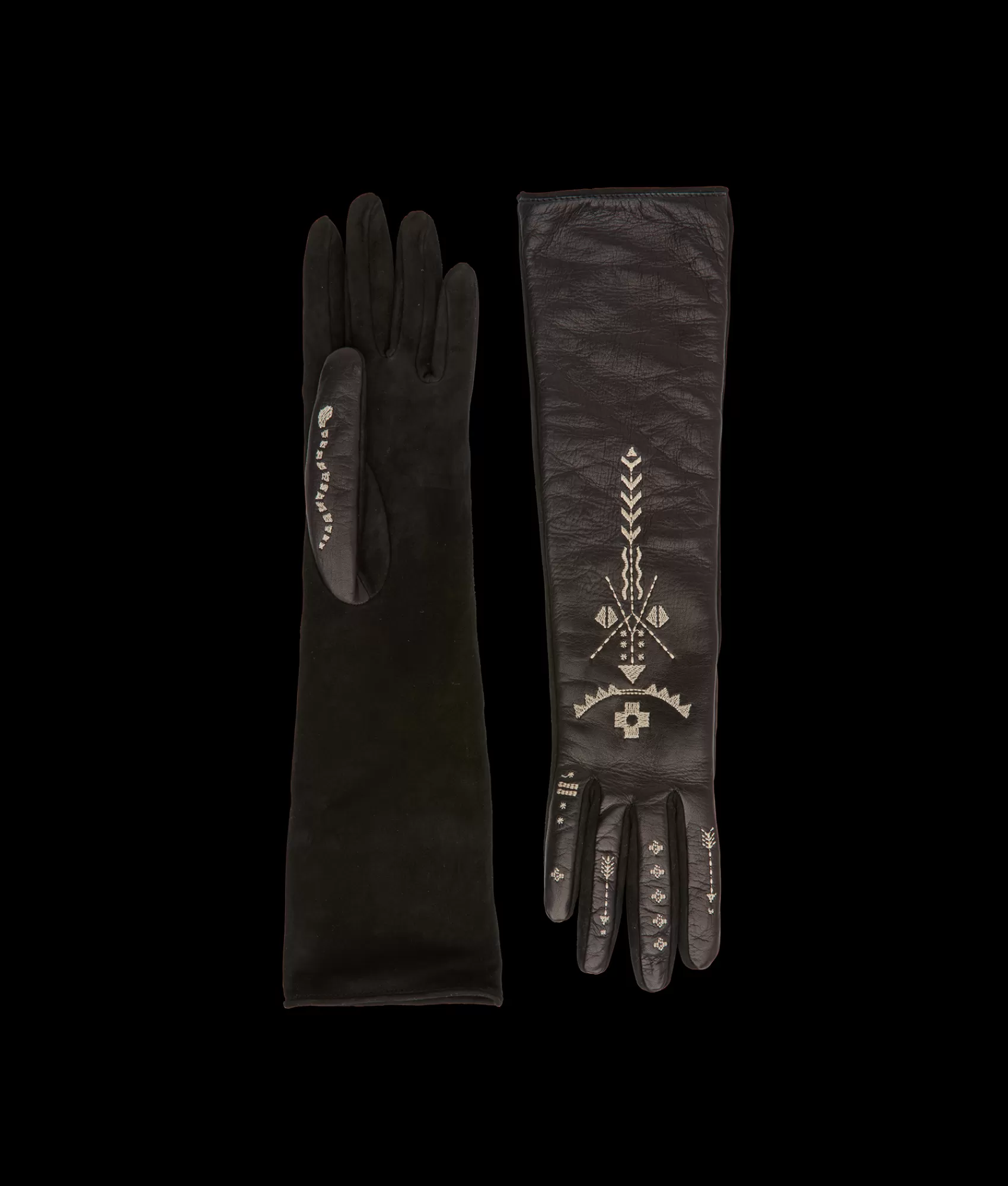 Lucchese Gloves | Fancy Gloves Black