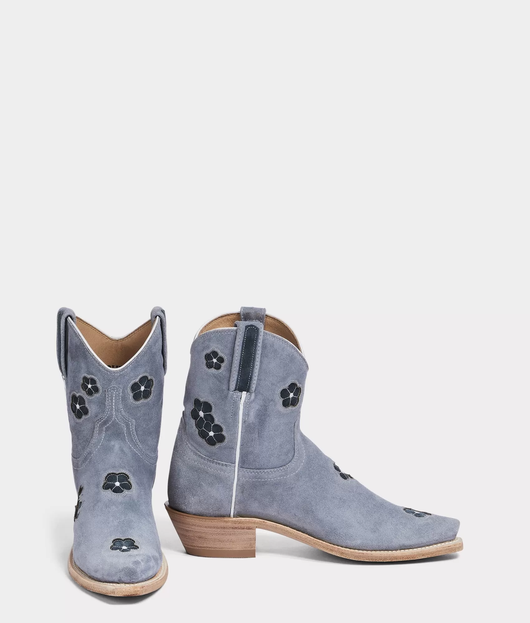 Lucchese Booties | Cowboy | Flora AriaBlue