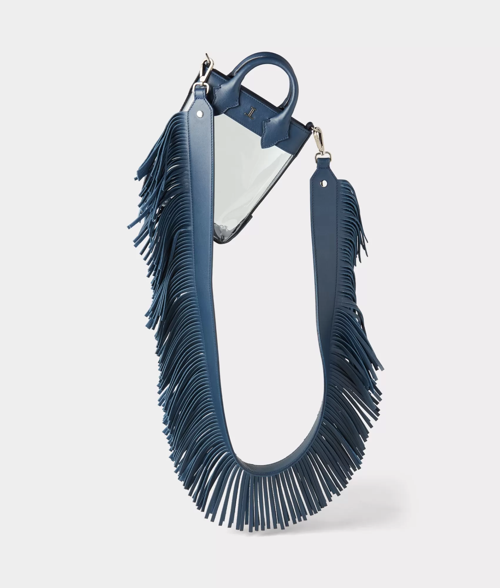 Lucchese Handbags | Fringe Handbag Strap Navy